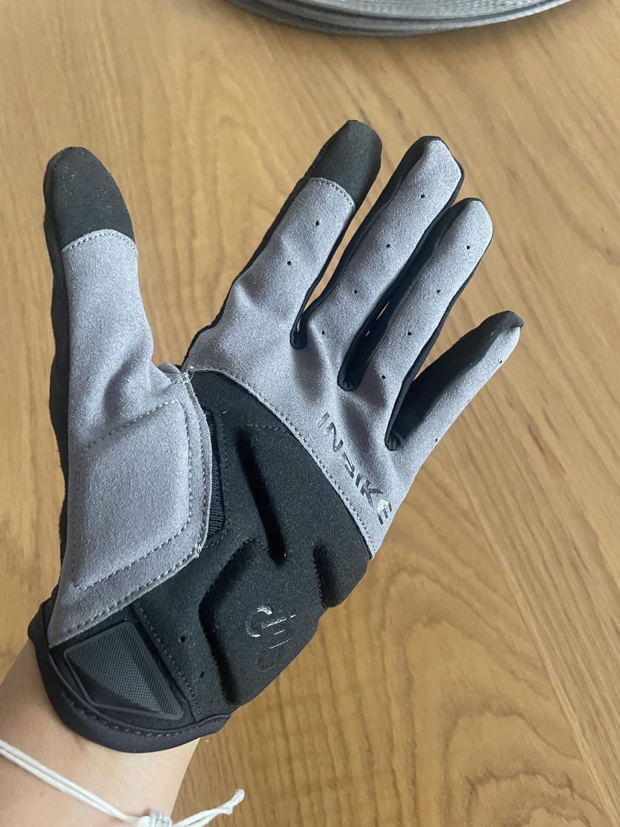 INBIKE Cycling Gloves for Men Women, Shock-Absorbing Memory Gel Padded Biking Gloves, Bicycle Breathable Touchscreen Reflective Full Finger Bike Gloves customer photo 1