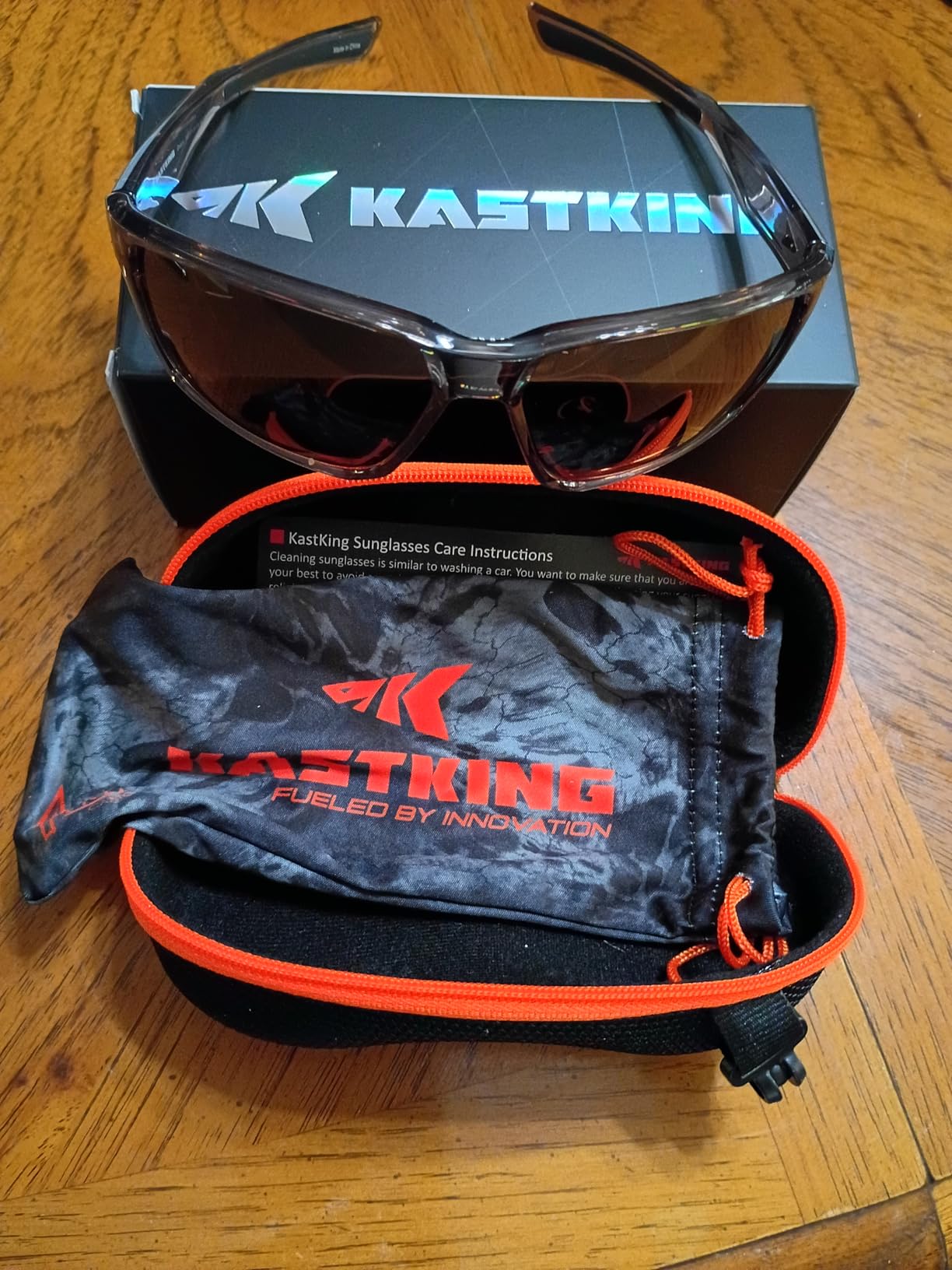 KastKing Osage Polarized Sport Sunglasses for Men and Women, Ideal for Driving Fishing Cycling Running, UV Protection customer photo 2