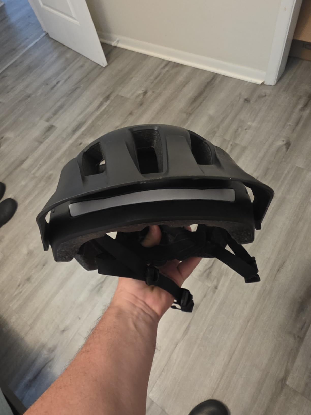 Bike Helmet, Helmets for Adults Men, Front and Back LED Lights Safe Certified MTB Road Bicycle Helmet with Adjustable Brim customer photo 2