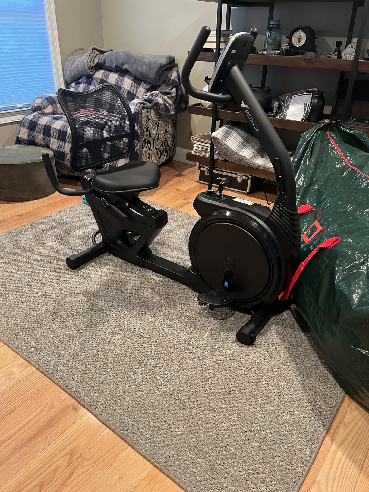 MERACH Recumbent Exercise Bikes for Home High-end | Recumbent Bike for Seniors Adults, Magnetic Recumbent Stationary Bike with Exclusive App, Heart Rate Handle, Adjustable Seat customer photo 1