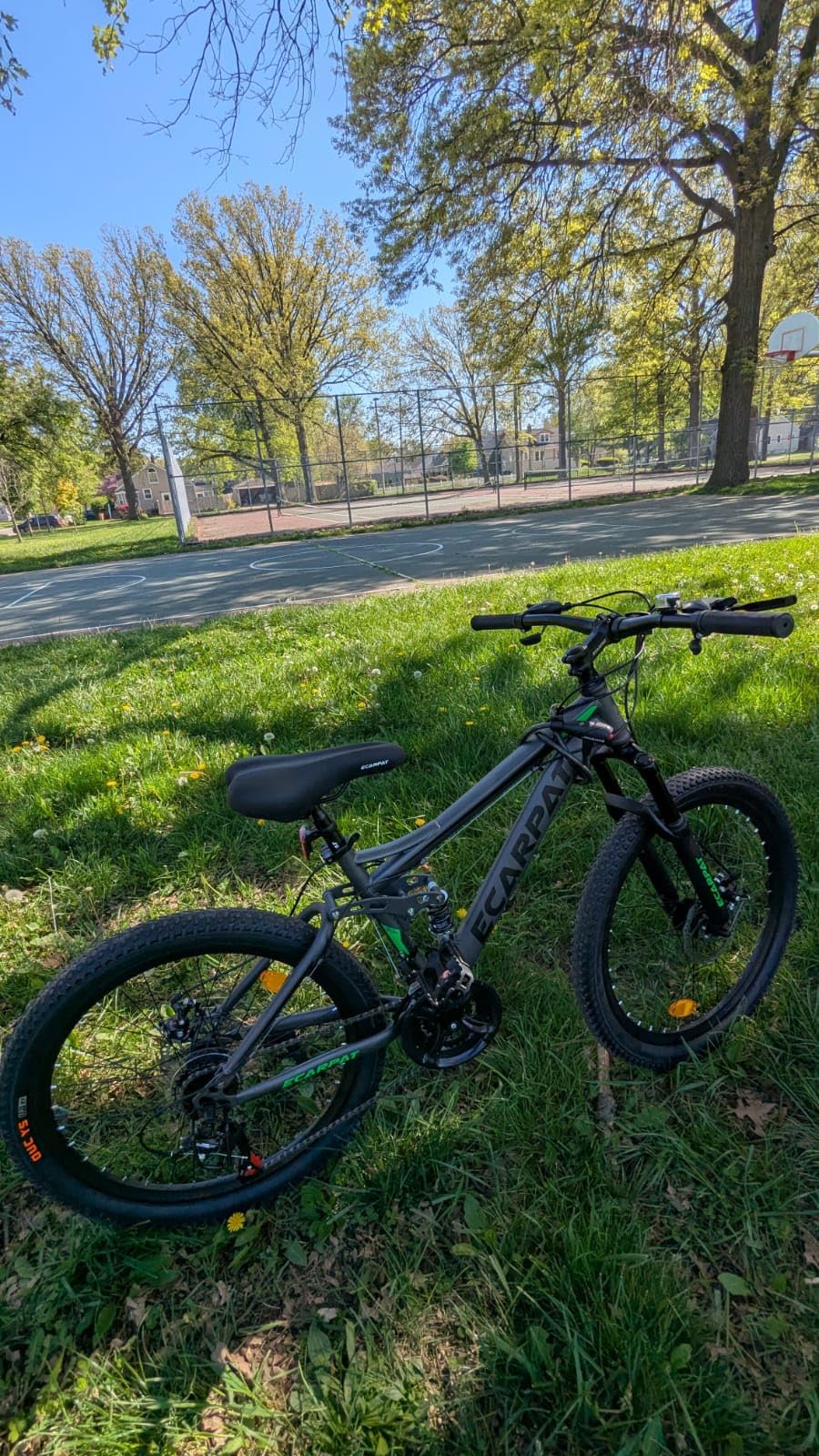 24/26 Inch Wheel Mountain Bike, 21 Speed MTB Bike with Full Suspension, Steel Frame and Dual Disc Brakes, Adult Mens Outdoor Cycling Mountain Bicycle customer photo 2