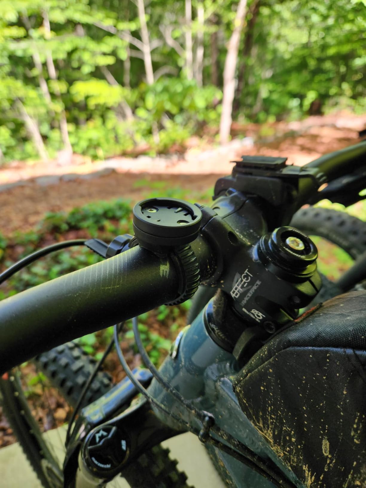 S2 Out Front Mount Compatible with Garmin Edge Bike Computer, XOSS, iGPSPORT - Cycling Handlebar 1.25''/ 31.8mm customer photo 2