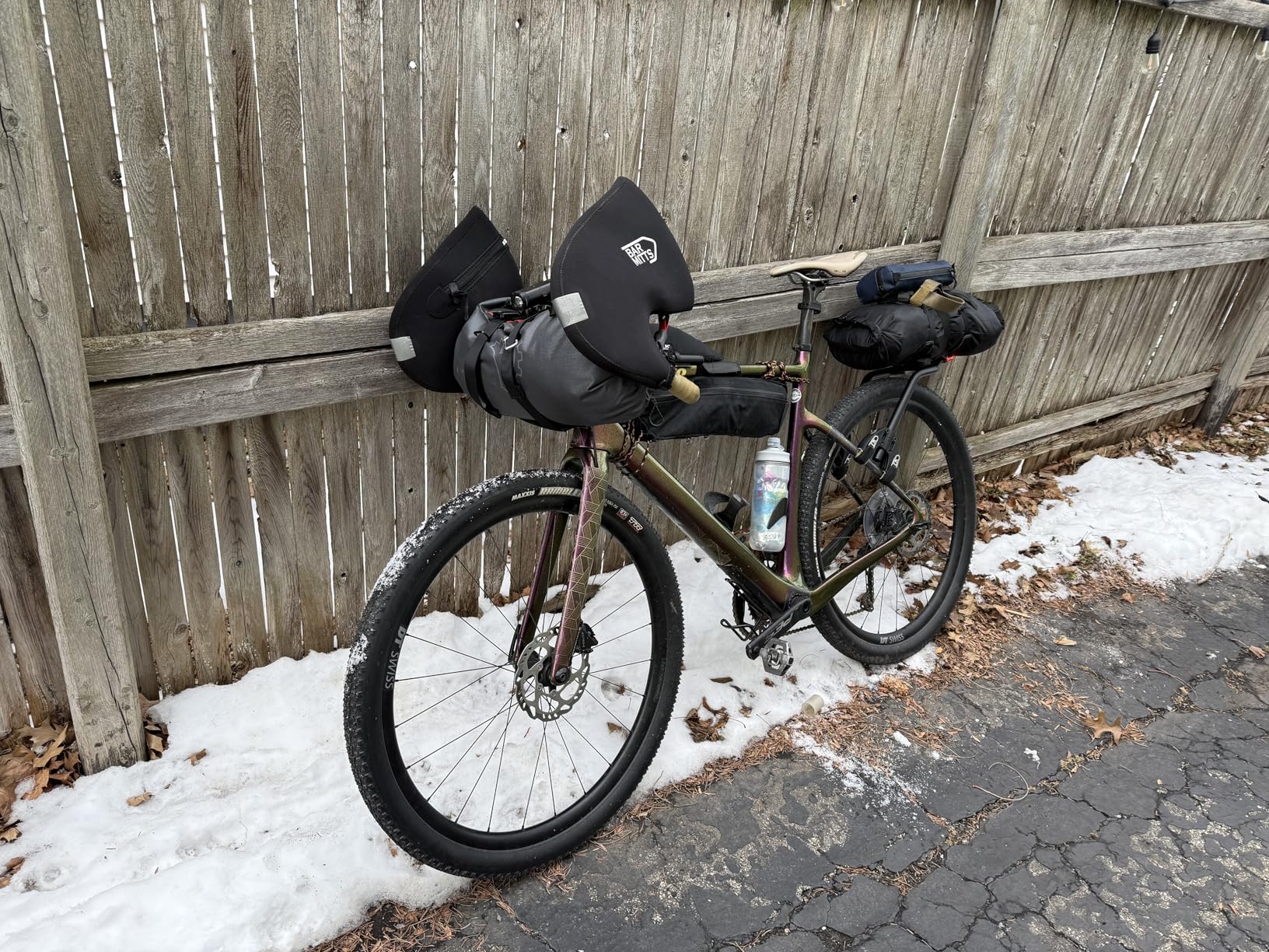 Rhinowalk Bike Handlebar Bag Waterproof Dry Bag 12L Bicycle Front Roll Bag Large Capacity Storage Bag Shoulder Bag for Bikepacking customer photo 1
