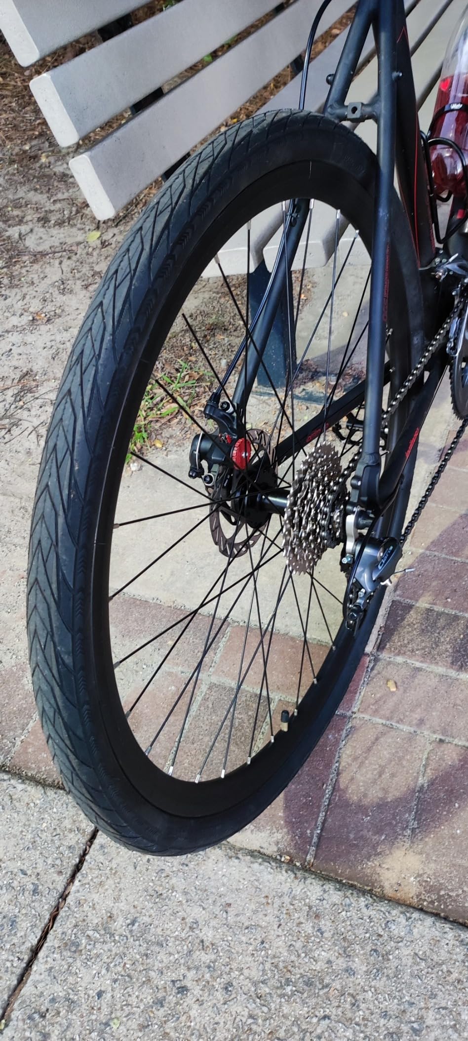 700c Disc Brake Wheel Set with 700 x 38mm Tires Tubes Gravel Bike Super Road Bicycle Wheels customer photo 2