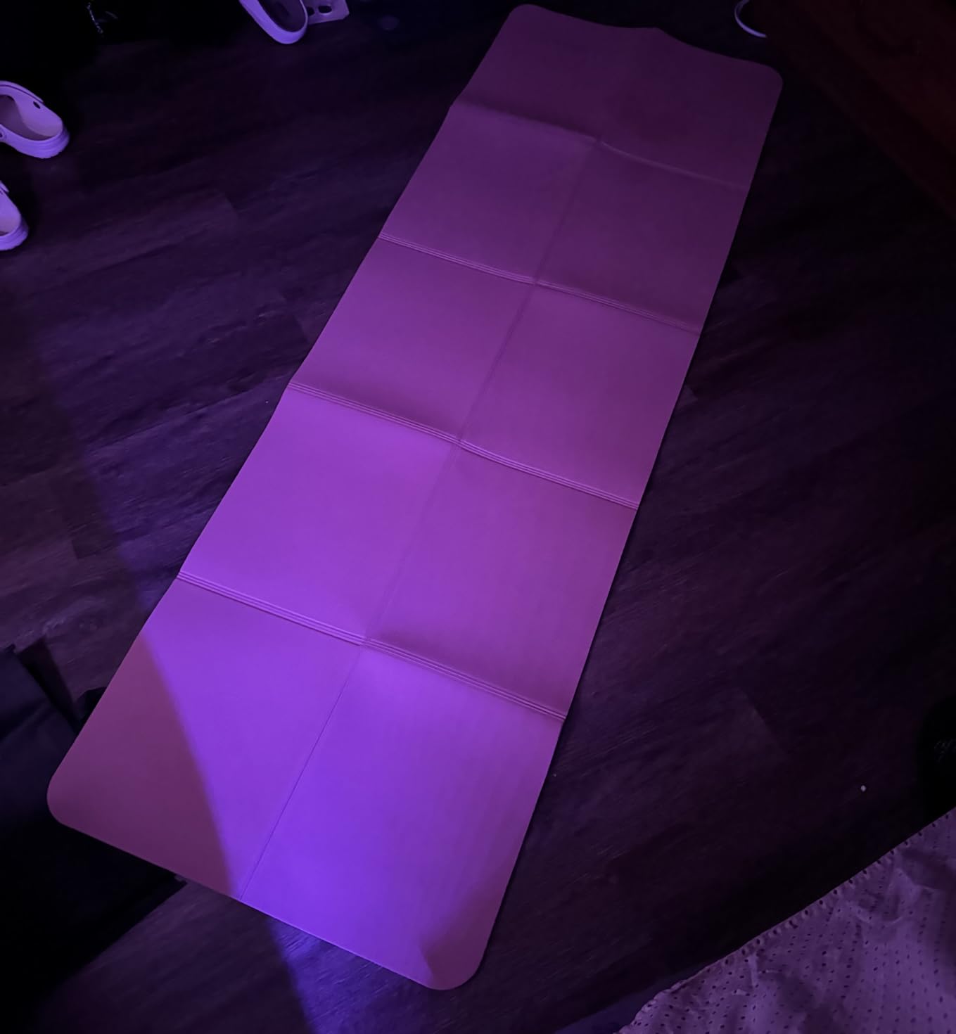 Readaeer Foldable Yoga Mat for Travel Folding Yoga Mat 6mm Thick with Carrying Bag customer photo 1