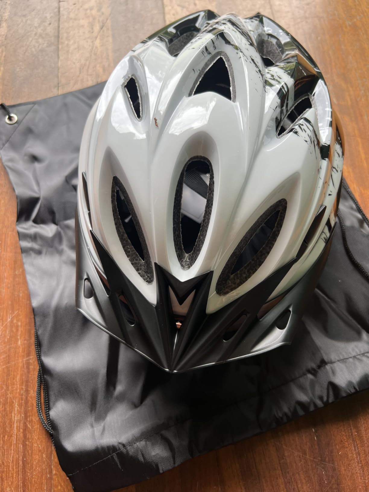 Bike Helmet with USB Rechargeable LED Light Detachable Goggles and Sun Visor, Mountain & Road Bicycle Helmets for Men Women Adult Cycling Helmets customer photo 2