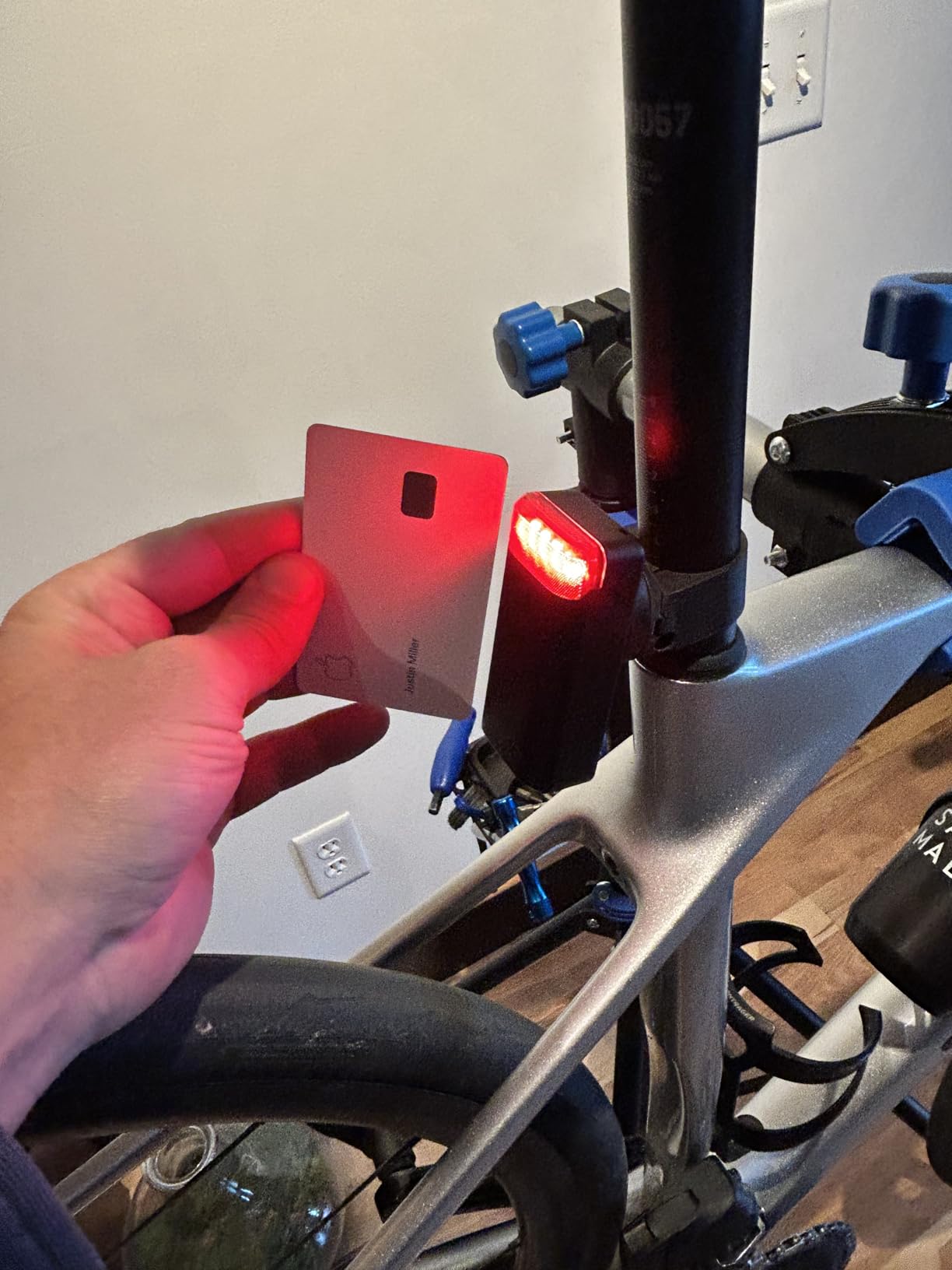 CYCPLUS Bike Radar Tail Light with Precise Brake Sensing, Visual Alerts for Vehicles Up to 175 Yard, 2000mAh Rechargeable Battery, Auto ON/Off, IPX6 Waterproof Bicycle Rearview Light for Night Riding customer photo 1