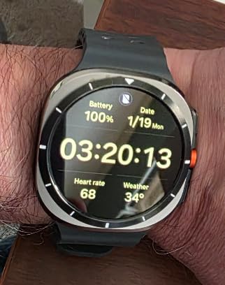 Samsung Galaxy Watch Ultra (2024) 47mm LTE AI Smartwatch w/Energy Score, Wellness Tips, Heart Rate Tracking, Sleep Monitor, Fitness Tracker, GPS, Titanium Silver [US Version, 1Yr Manufacturer Warranty] customer photo 1