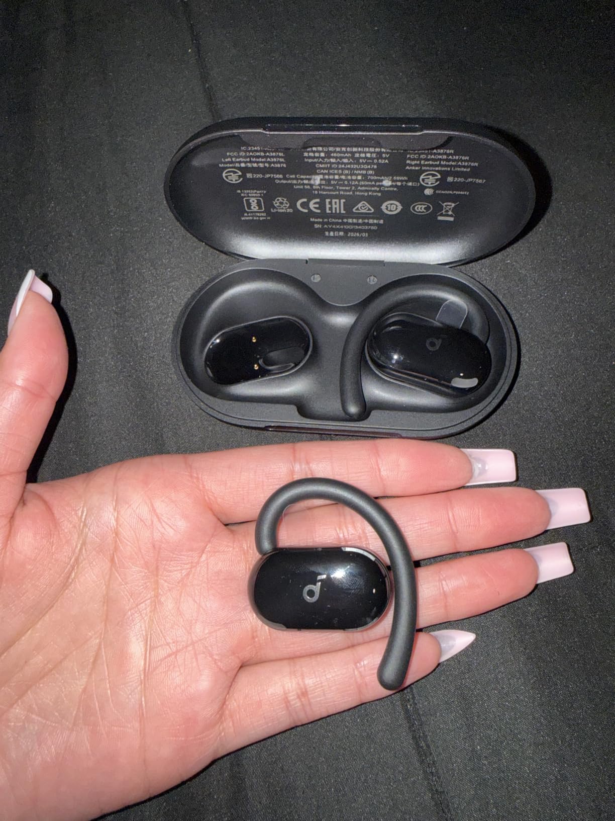 Soundcore V20i by Anker Open Ear Earbuds, Open Ear Headphones True Wireless customer photo 1