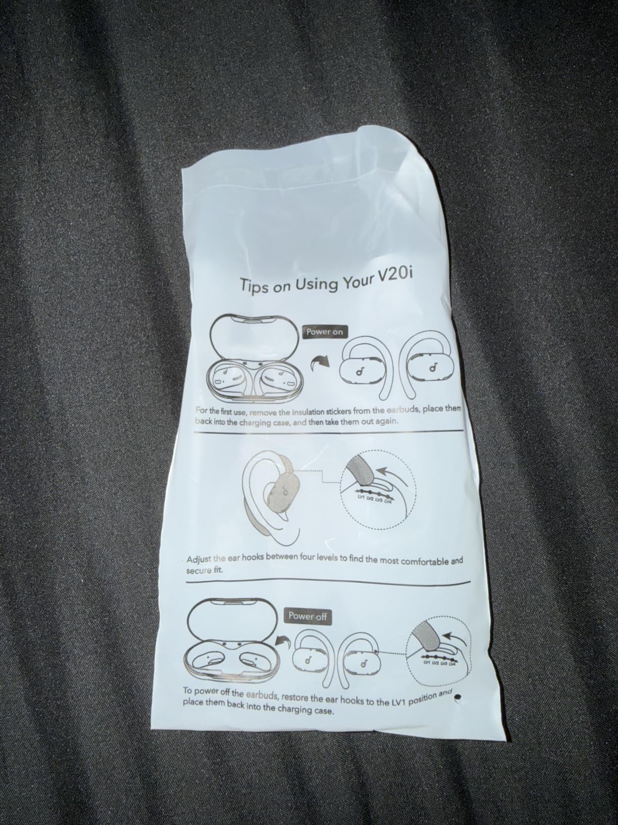 Soundcore V20i by Anker Open Ear Earbuds, Open Ear Headphones True Wireless customer photo 2