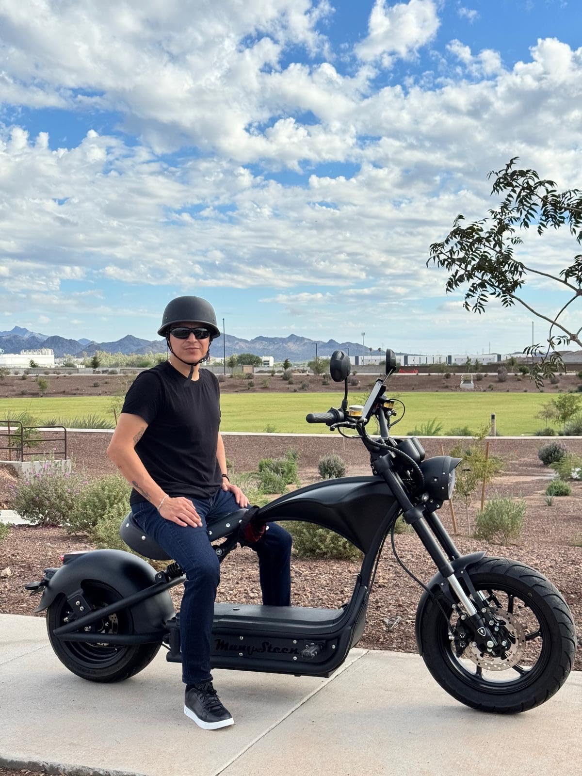 eAhora (2025 Upgraded) M1P Pro 4000W Electric Motorcycle for Adults 50MPH 60V 42Ah 55 Miles Long Range 2 Persons Adult Motorcycle Dual Battery Hydraulic Brakes Street Legal Electric Motorcycle customer photo 2