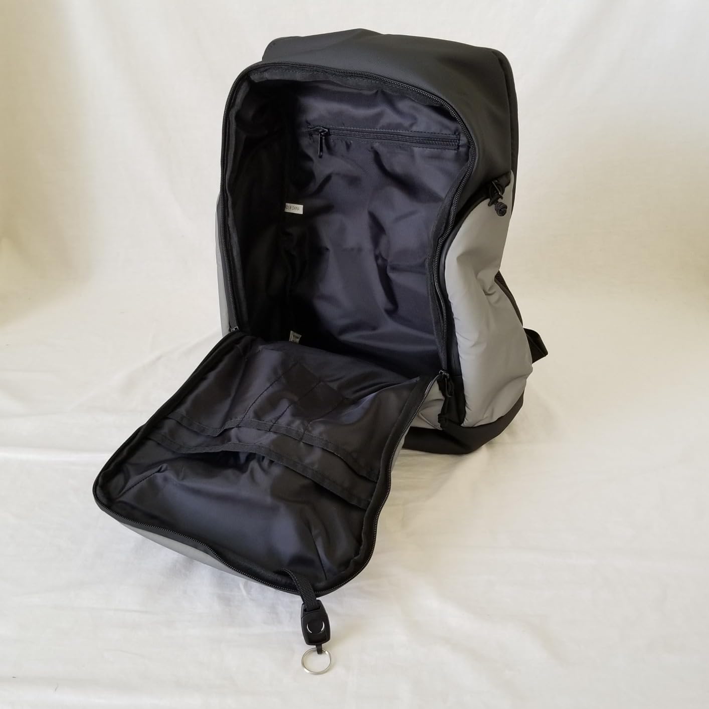 Oumurs Reflective Backpack 1800D Water-resistant Oxford Cloth Backpack Laptop Backpack for Motorcycle, Travel, Cycling, Work, Sport, Hiking, Gym, Black customer photo 1