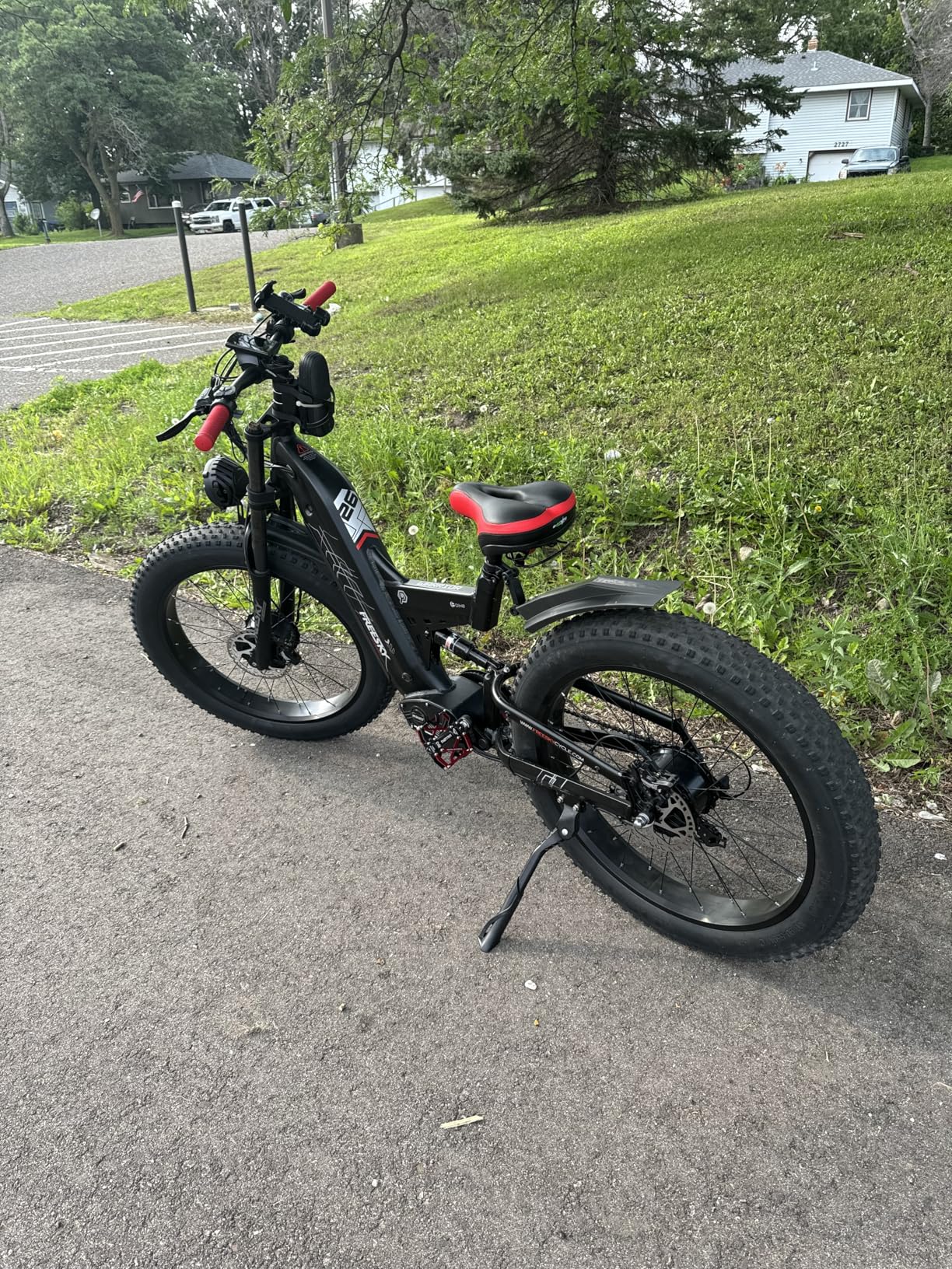 FREESKY 4000W Dual Motor Electric Bike for Adults, 48V 30AH LG Cells Battery 120Miles Range, 40MPH AWD Fast E-Bike, 26