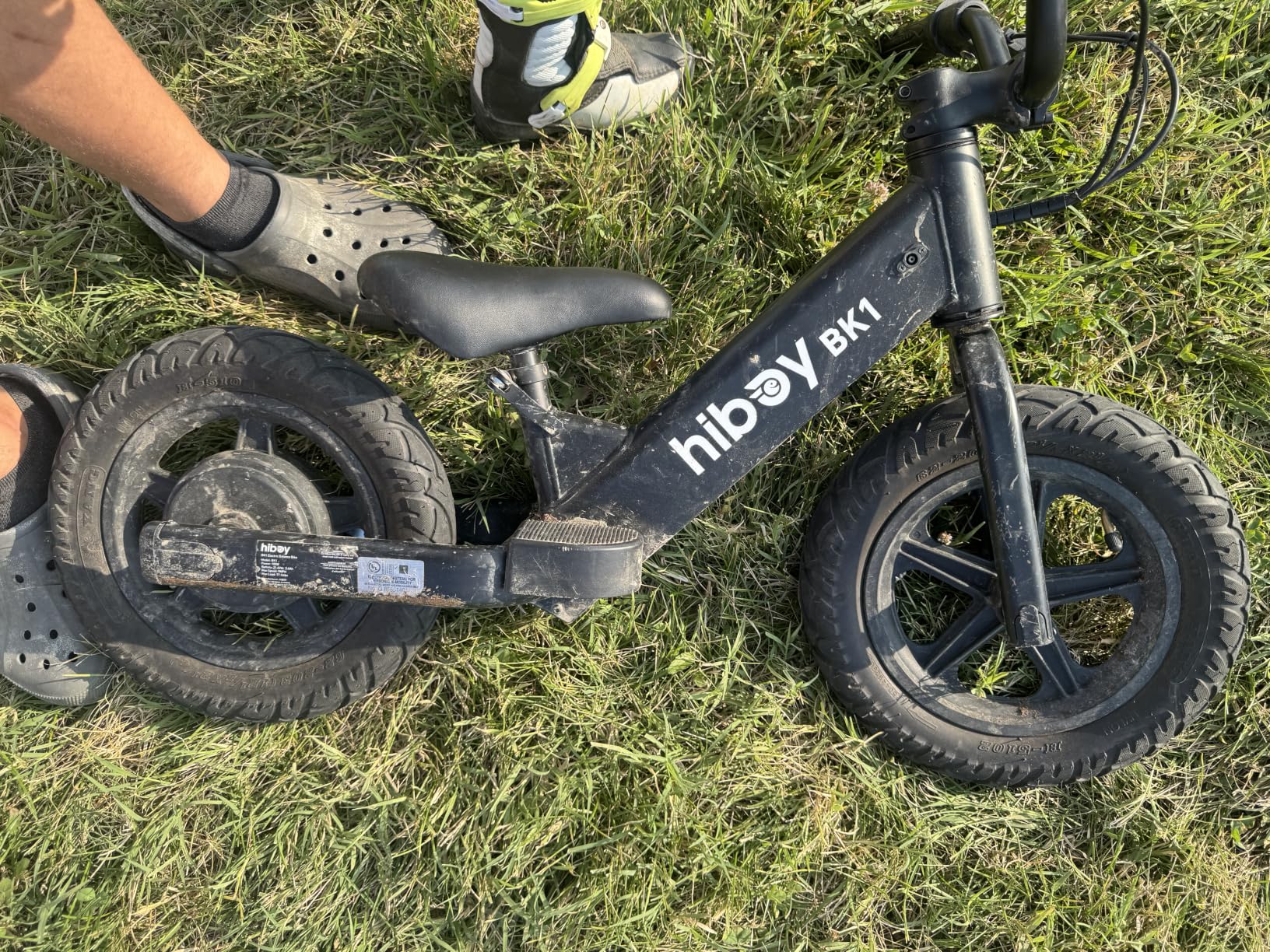 Hiboy Electric Balance Bike for Kids, 12-Inch Tires, 5.6/9 mph, Adjustable Seat, Up to 4.9 Miles, Electric Bike for Kids Ages 3-5 customer photo 1