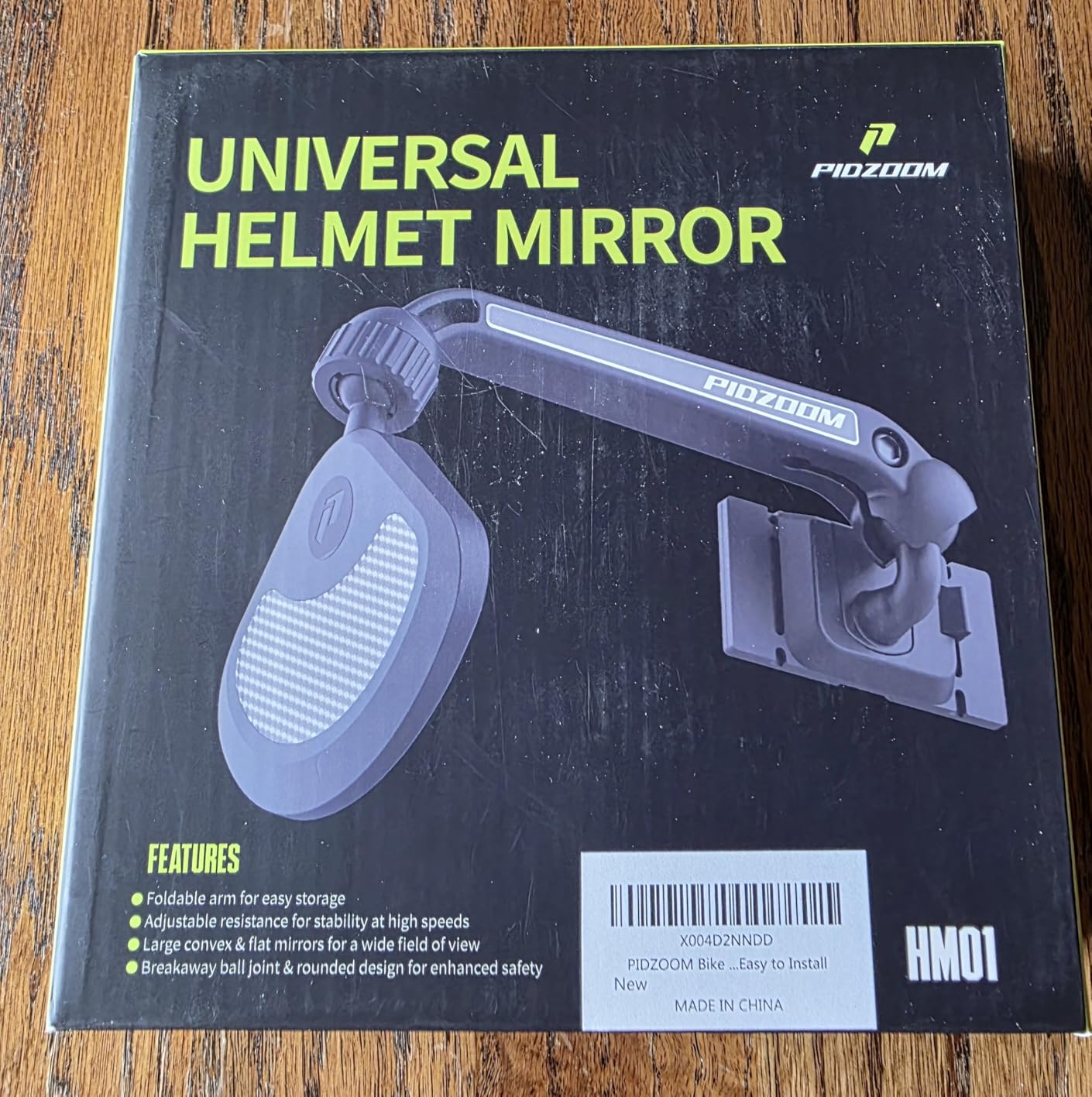 Bike Helmet Mirror for Cycling- 360° Adjustable and Rotatable Safe Rearview Mirror for Bicycle Riding Accessories and Other Outdoor Activities, Easy to Install customer photo 1
