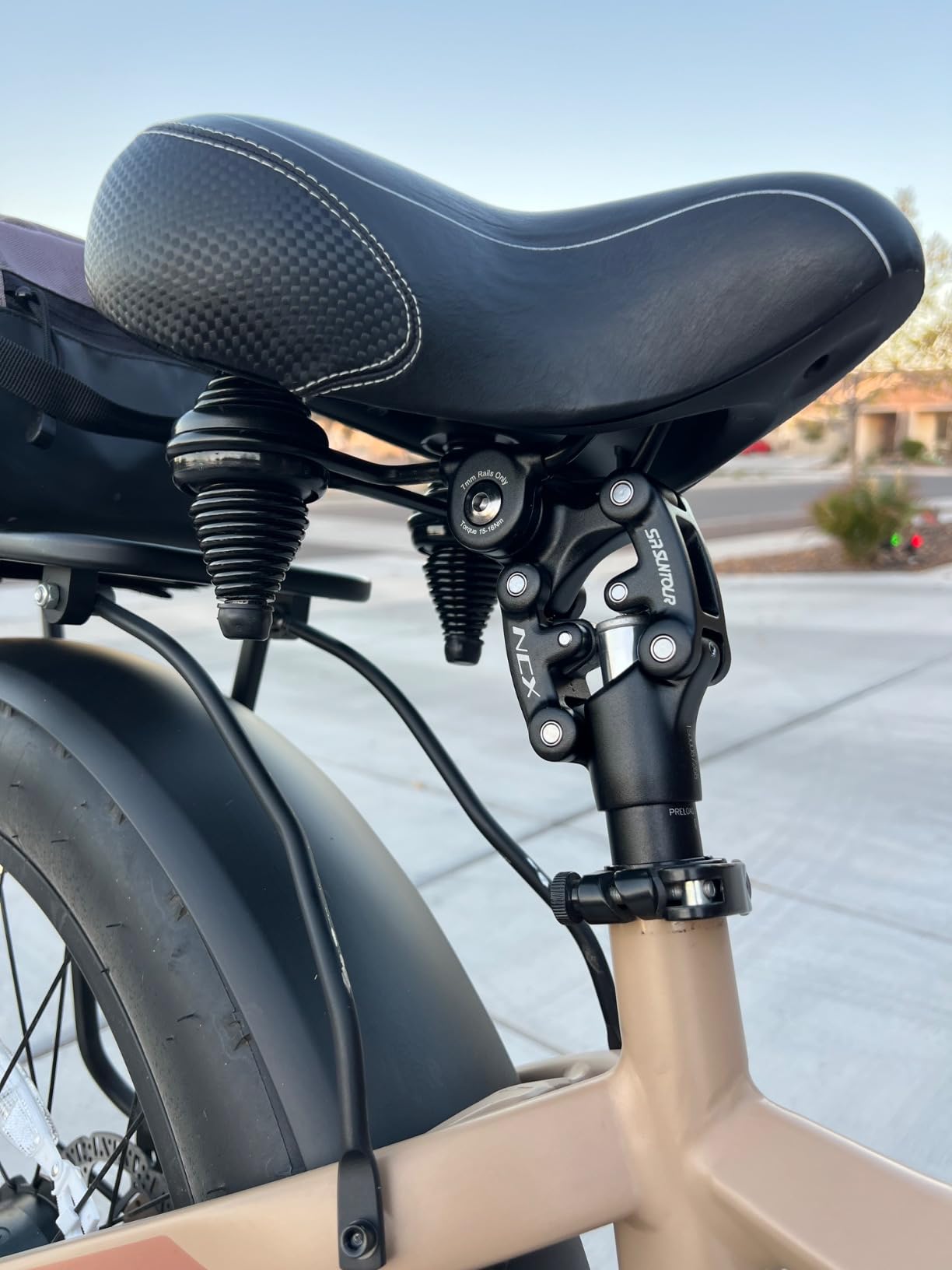 SR SUNTOUR NCX Suspension Seatpost - 350mm customer photo 2