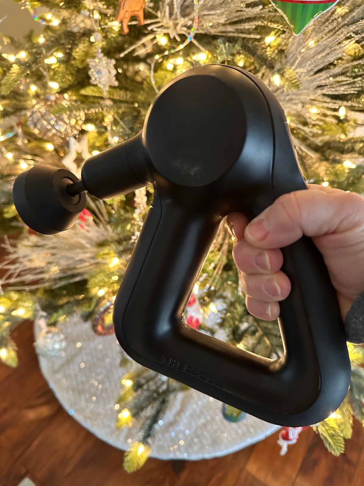 TheraGun Therabody Relief - Quiet Deep Tissue Therapy Massage Gun - Bluetooth Enabled, Electric Percussion Massage Gun & Personal Massager for Pain in The Neck, Back, Leg, Shoulder and Foot (Black) customer photo 2