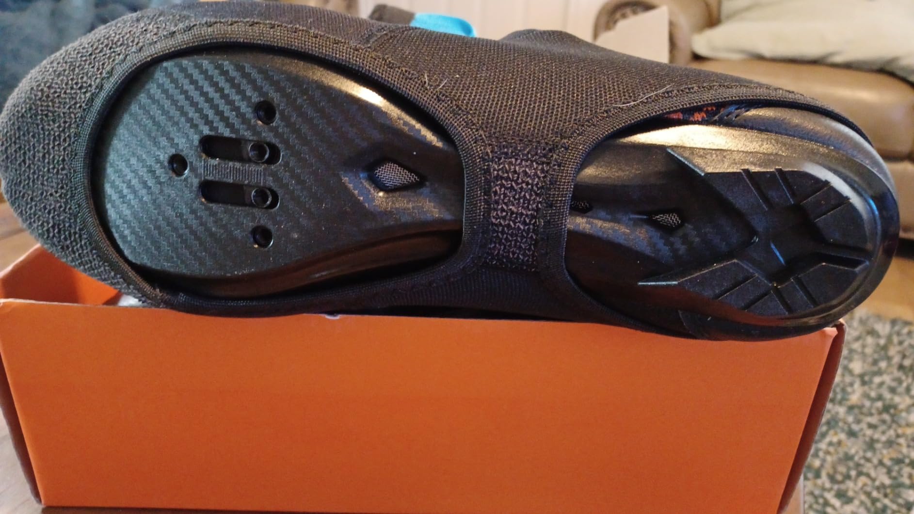 DexShell Cycling Shoe Covers for Men and Women, Waterproof & Windproof for Winter Road Cycling Biking Overshoes customer photo 1