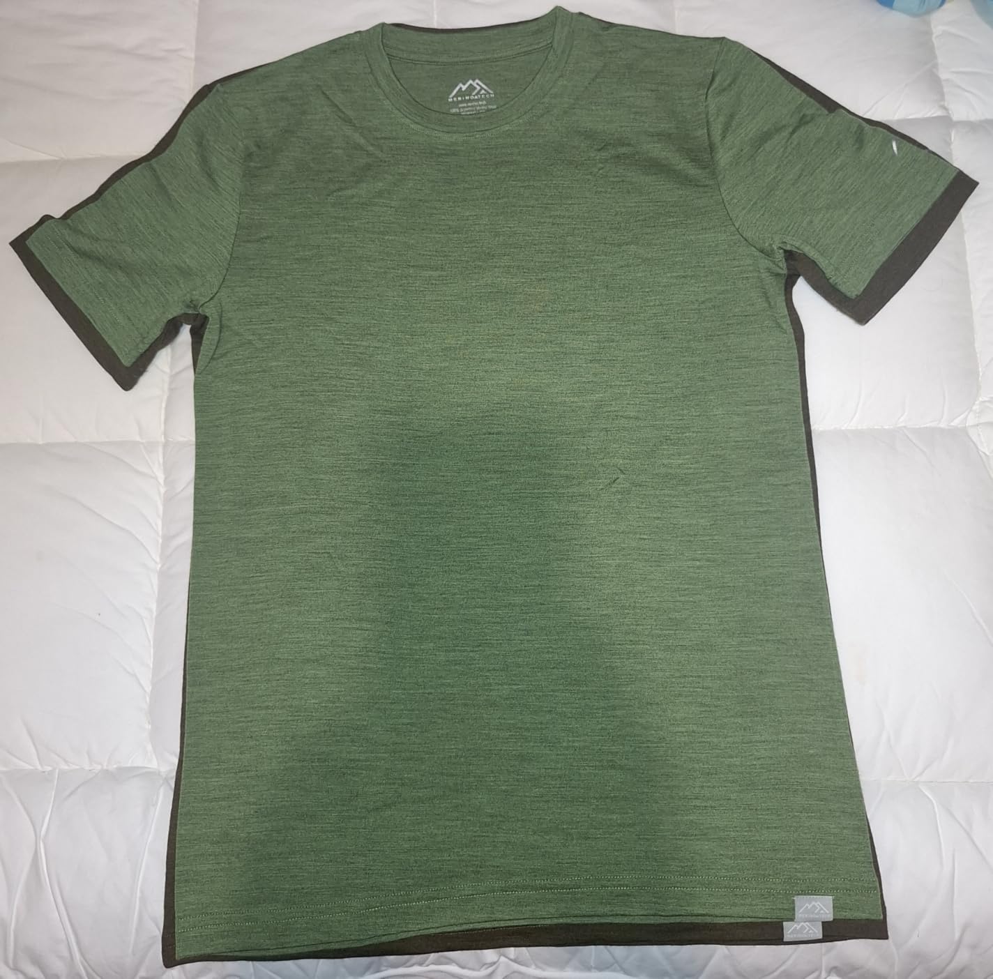 Merino Wool T-Shirt Mens - Merino Wool Undershirt Thermal Shirt for Men and Hiking Socks customer photo 1