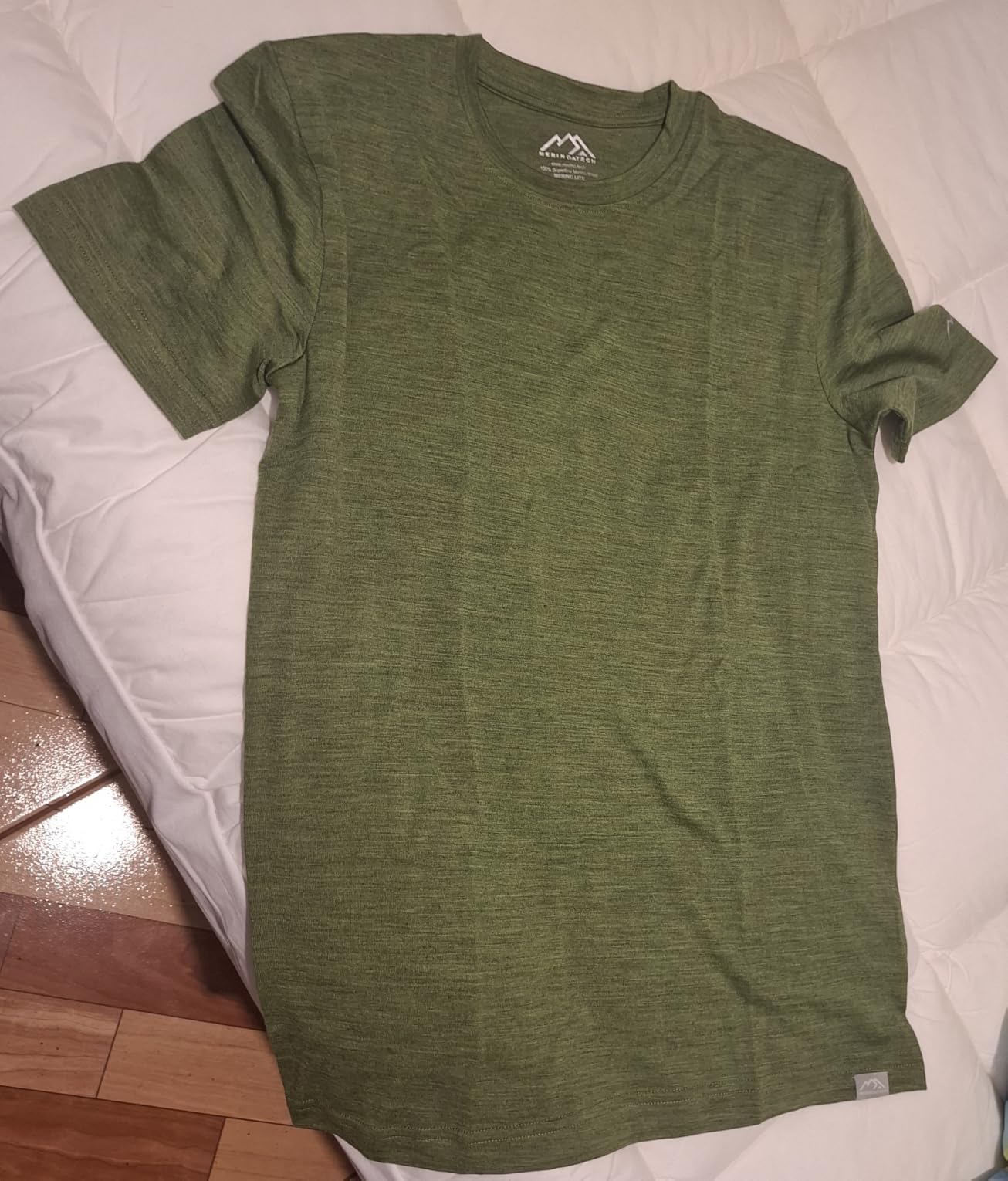 Merino Wool T-Shirt Mens - Merino Wool Undershirt Thermal Shirt for Men and Hiking Socks customer photo 2