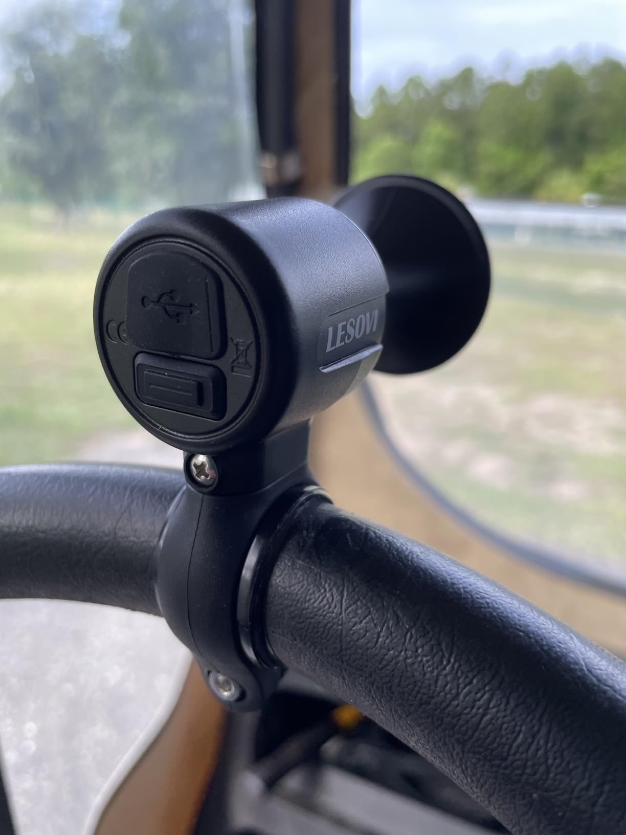 Electric Bike Horn, 120dB Electronic Bicycle Bell with 300mAh Rechargeable Battery Operated/IPX5 Waterproof, Loud Bike Bell for Adults customer photo 1