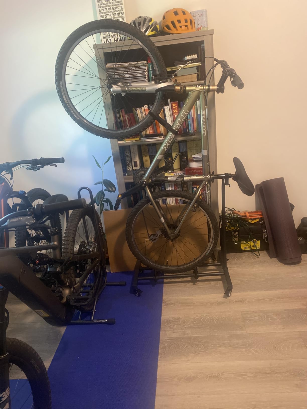 Bike Rack for Garage, Vertical Bike Stand (2 Pack), Fits bikes up to 29