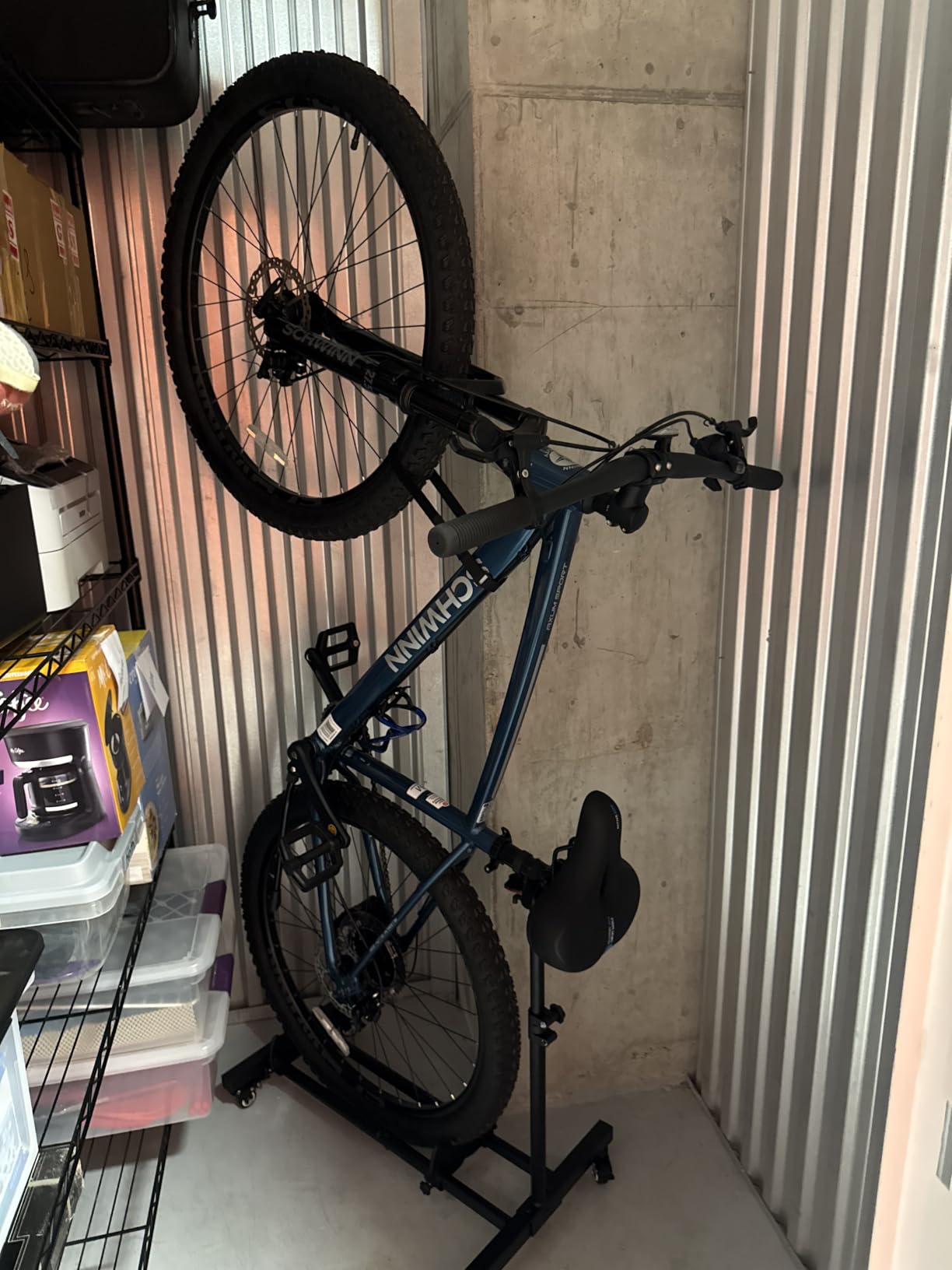 Bike Rack for Garage, Vertical Bike Stand (2 Pack), Fits bikes up to 29