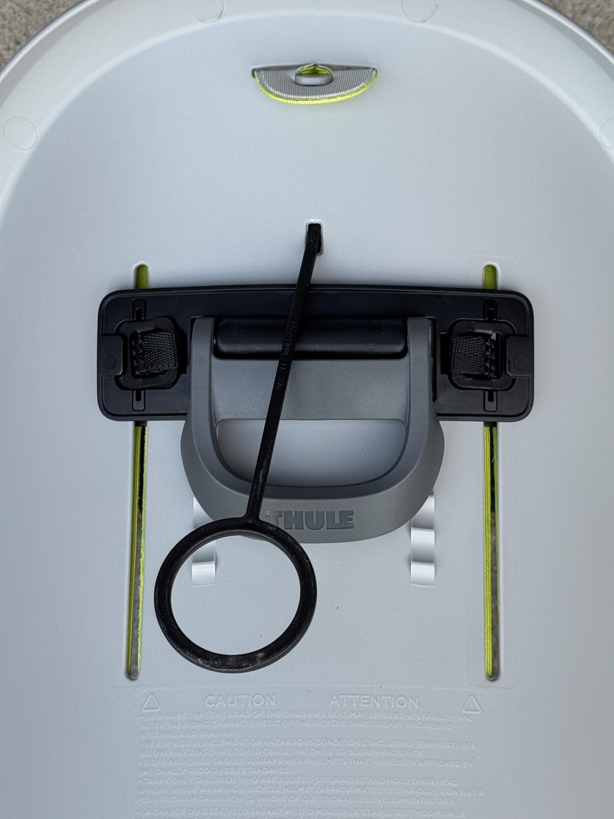 Thule RideAlong 2 Child Bike seat, 3-Point Harness, Childproof Buckle, Adjustable footrests, Machine Washable pad customer photo 2