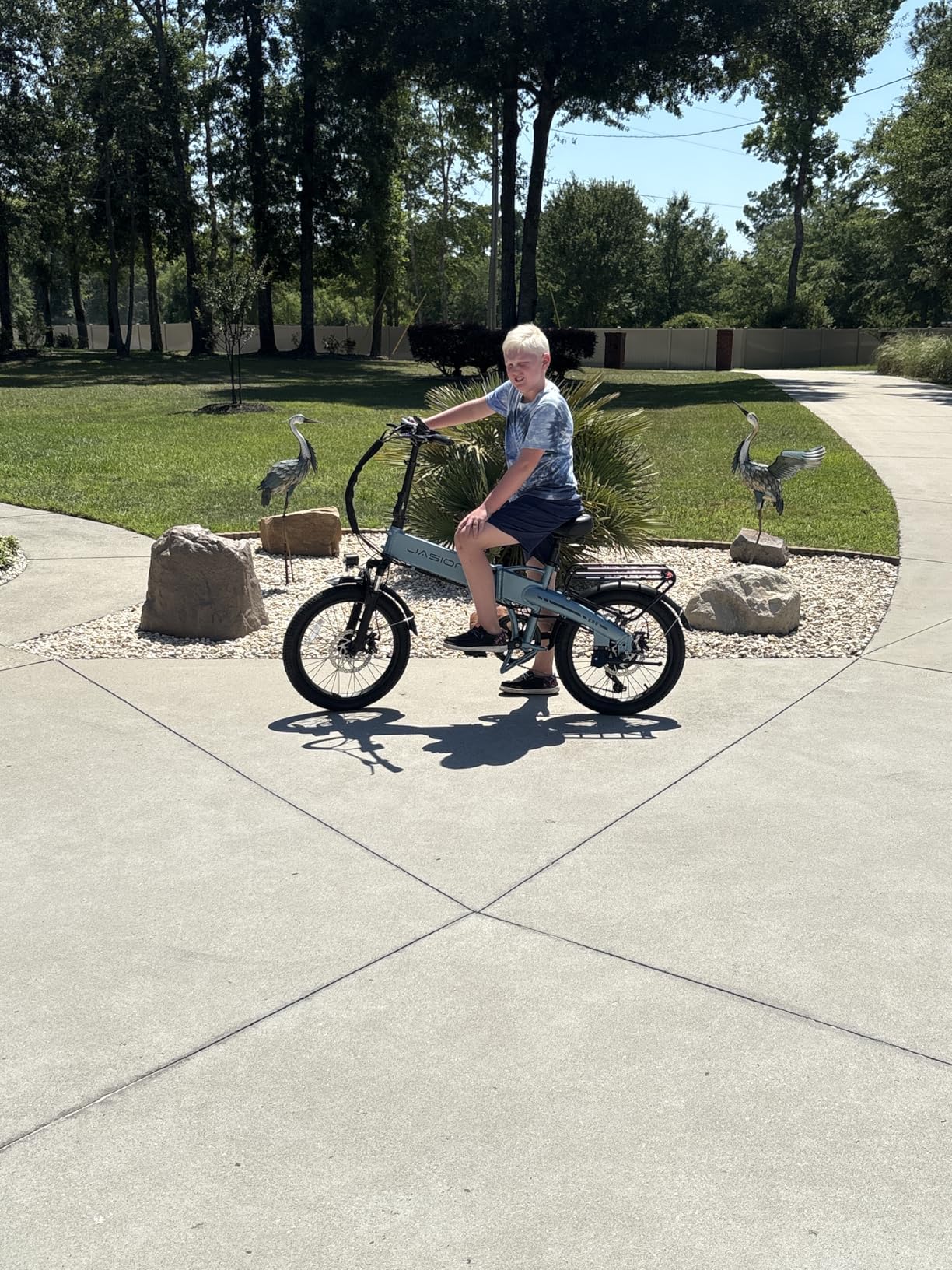 Jasion EBS Folding Electric Bike for Adults, Compact Portable 20