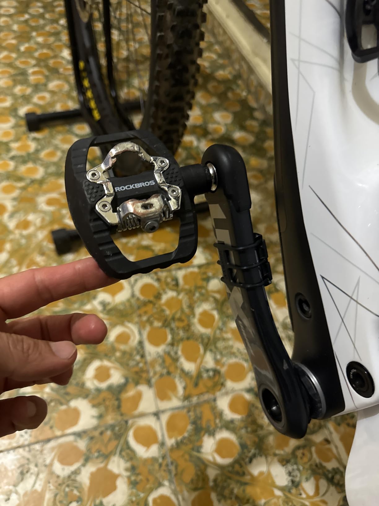 SPD MTB Pedals Dual Function Clipless Flat Bike Pedals | Dual-sided MTB pedals combine SPD clipless system and flat platform with sealed bearings for trail and outdoor cycling customer photo 1