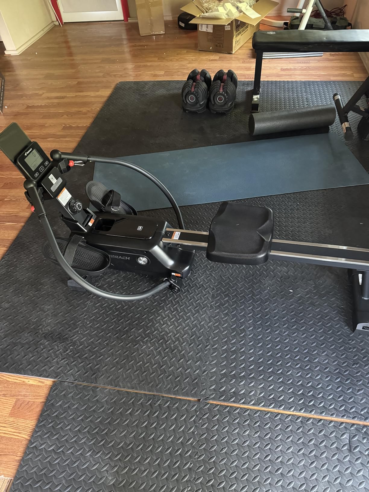 MERACH RS3 Scull Rowing Machine for Home, Simulate Real Row, Ergonomic Seat customer photo 2