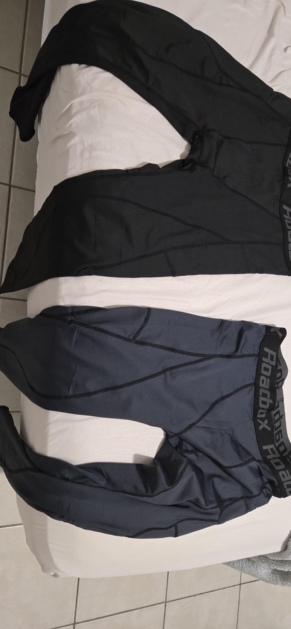 Roadbox Men's Compression Pants Running Tights with Pockets Sports Workout Leggings Athletic Base Layer for Cycling Basketball customer photo 2