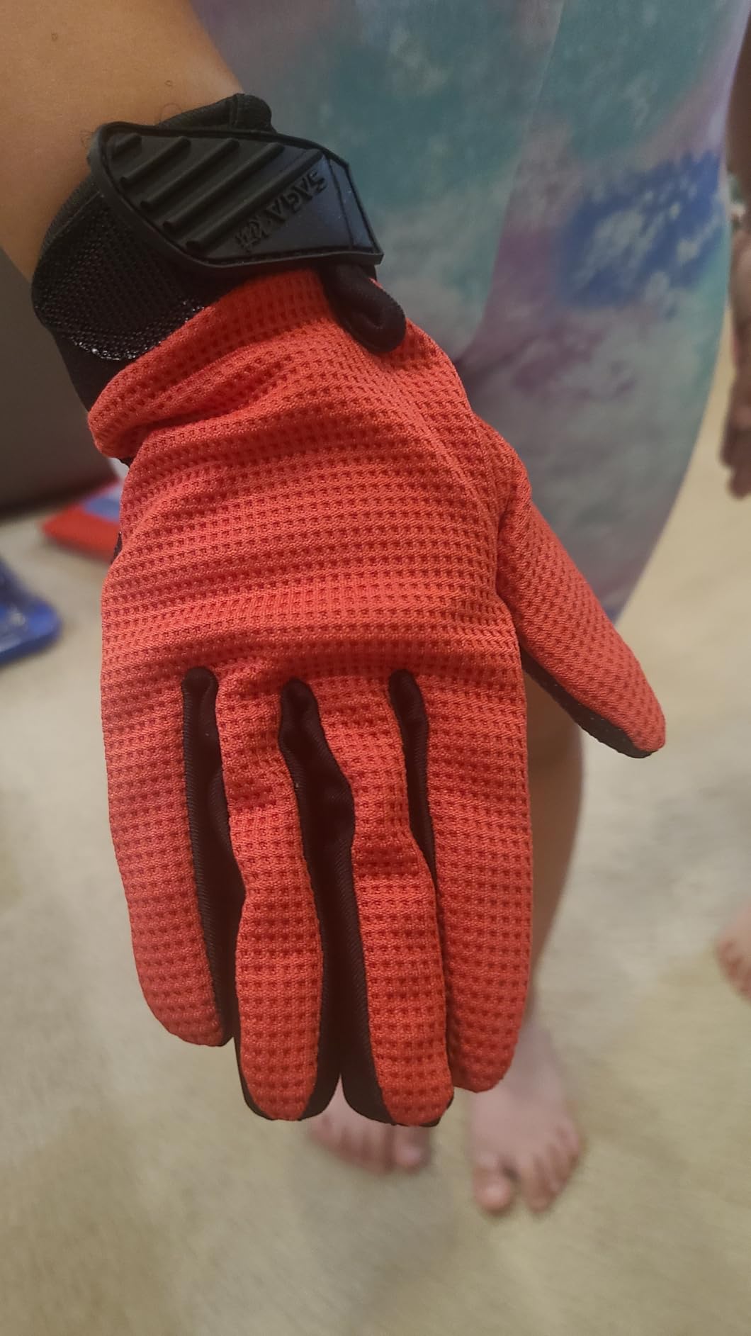 Kids 3 Packs Cycling Gloves - Full Finger Bike Gloves for Boys & Girls, Non-Slip Motorbike Gloves for BMX, MTB, Scooter & Outdoor Sports customer photo 2