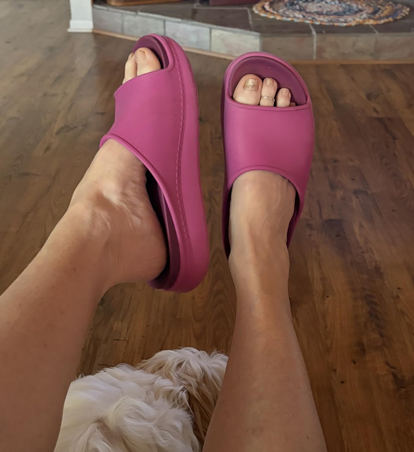 Dansko Devyn Recovery Slide Sandals for Women - Lightweight and Supportive with Arch Support and Superior Comfort customer photo 1