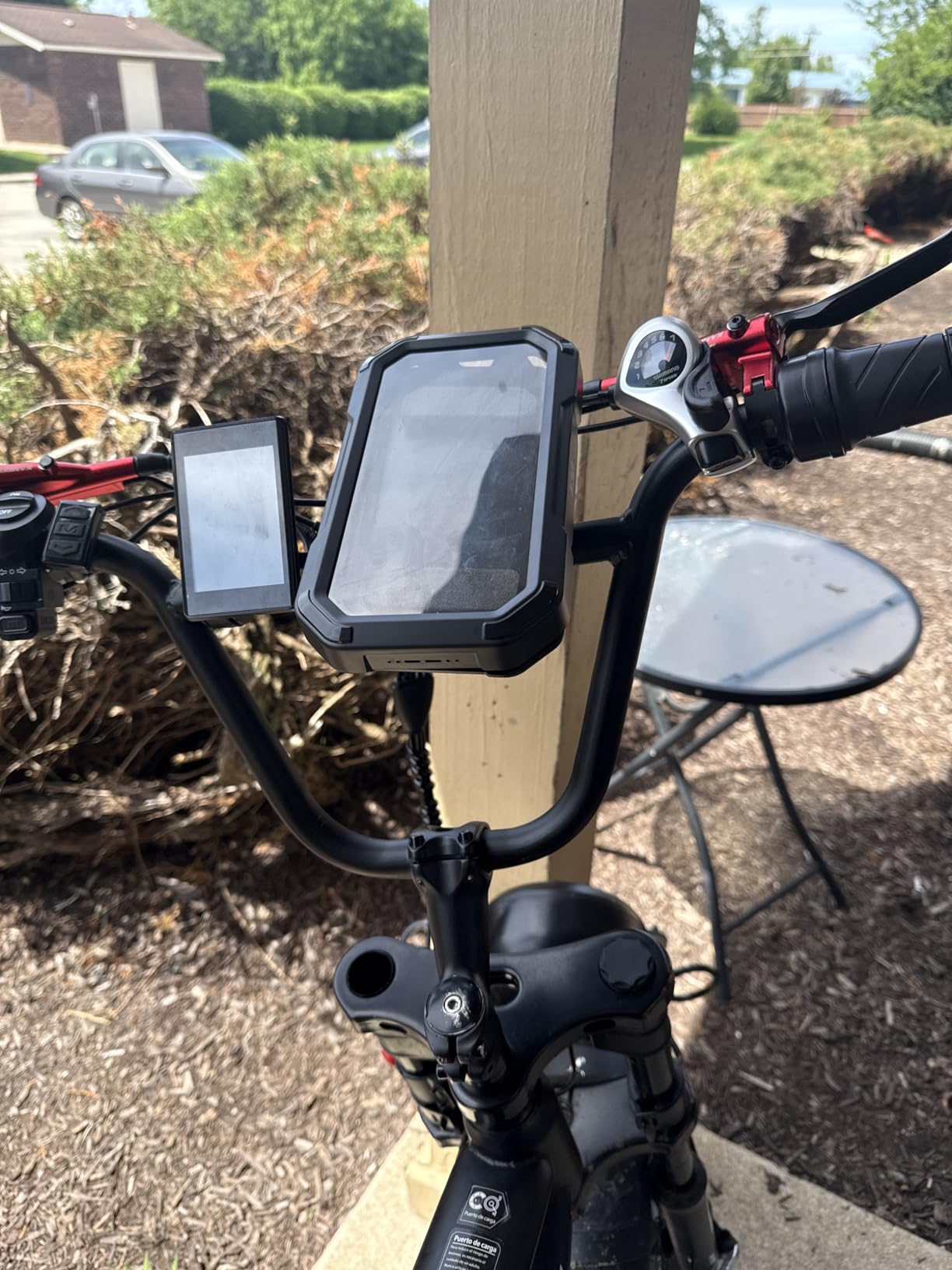 KDD Waterproof Bike Phone Holder - 360 Rotation Motorcycle Phone Mount, Fully Enclosed Touch Sensitive Design, Bicycle Phone Clamp Compatible with iPhone 16 Pro Max/15/14/13/12,4-6.7