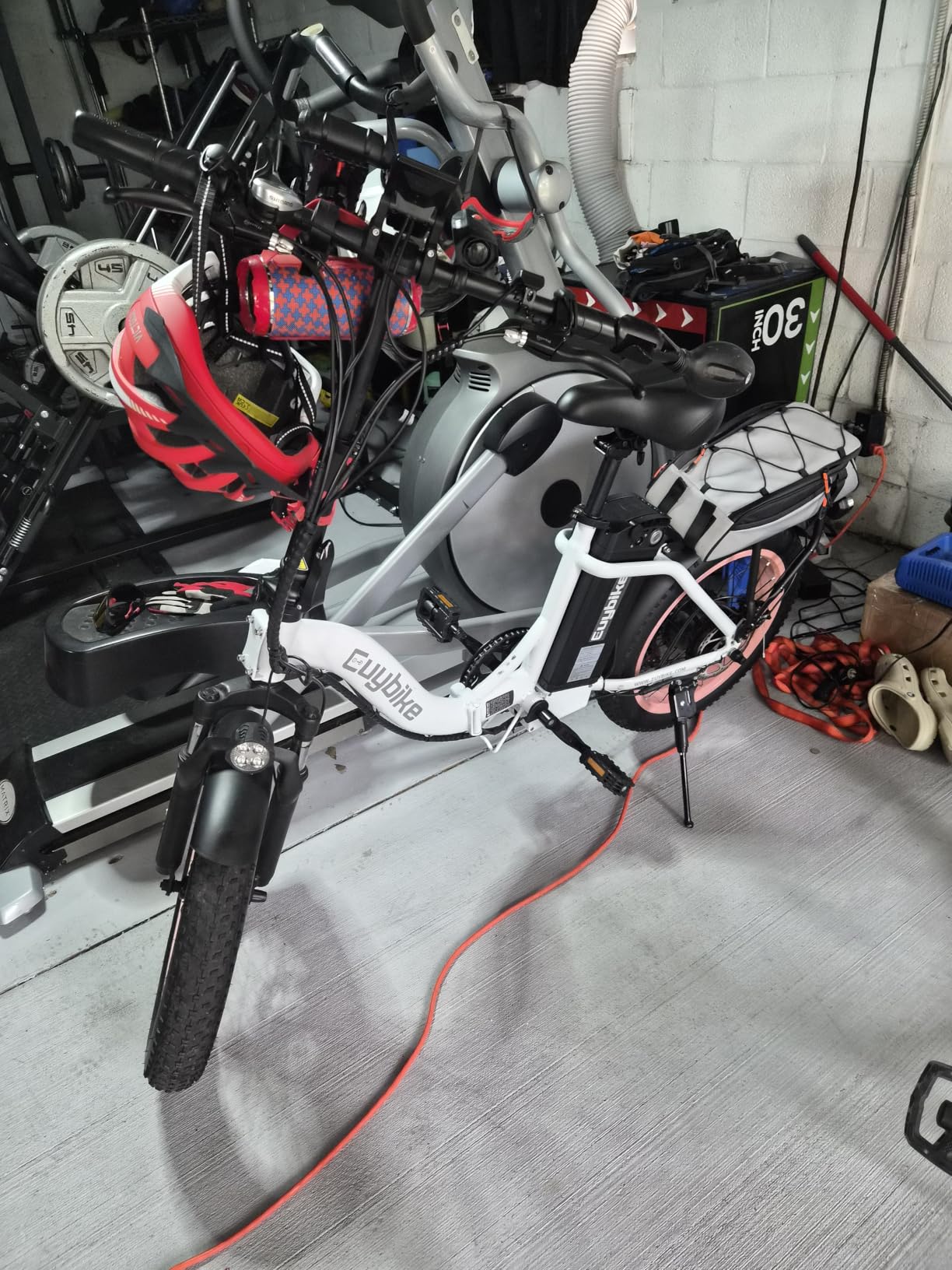 1000W Folding Electric Bike, 48V 20AH Removable Battery E Bike, 80 Miles Max Range Electric Bike for Adults, 20