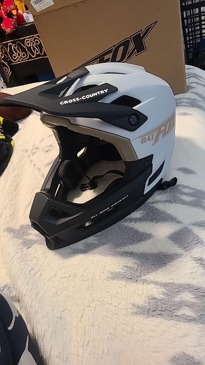 Full Face Mountain Bike BMX Helmet for Men Women Adult | ASTM F1952 DH Certified Adjustable Size 55-61CM customer photo 1