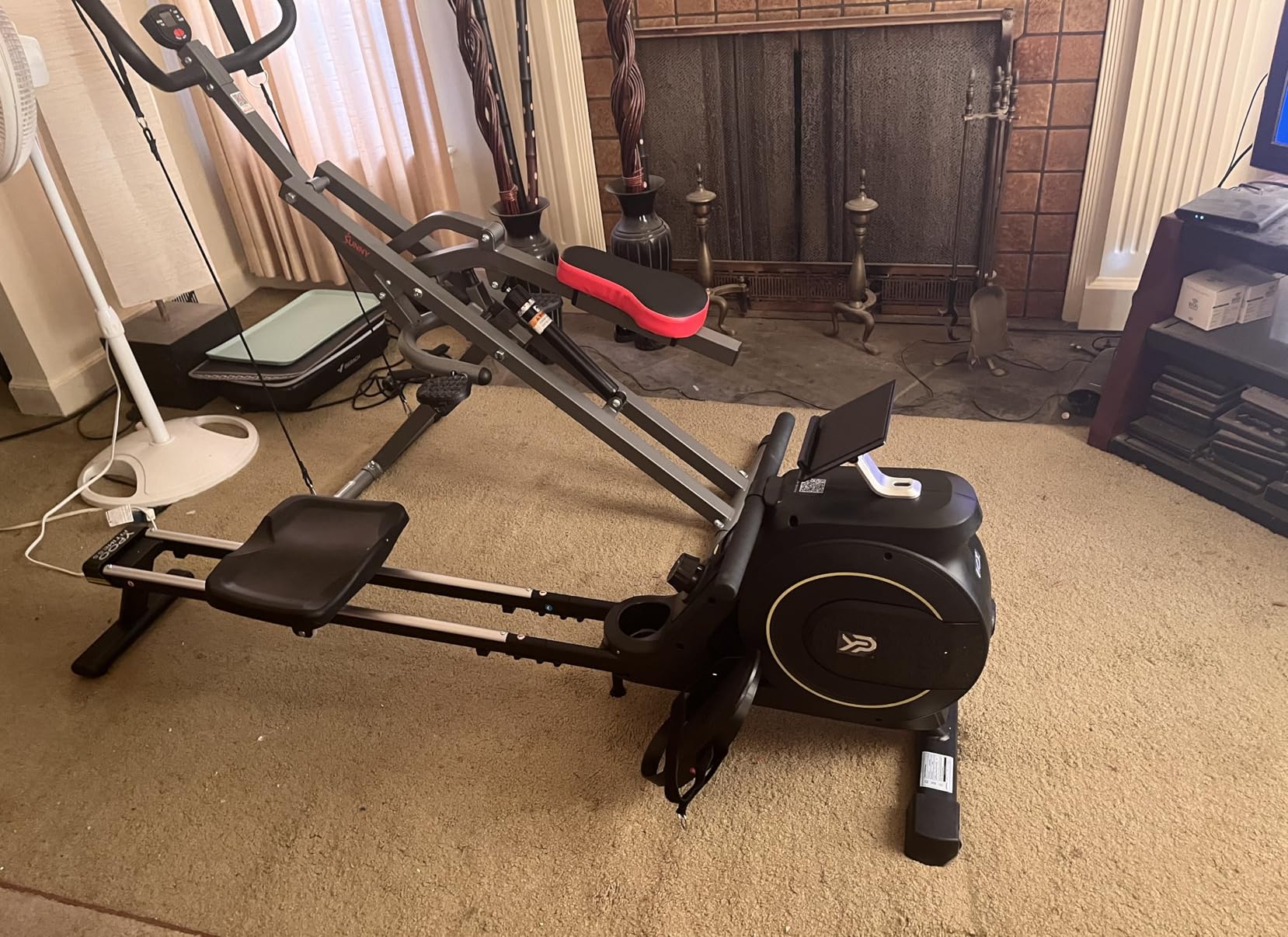 Rowing Machine for Home, 350 LB Capacity, 16-Level Silent Resistance, Magnetic Rowing Machines for Home Foldable, Full-Body Workout Compact Rowing Machine for Cardio & Strength with APP Support customer photo 2