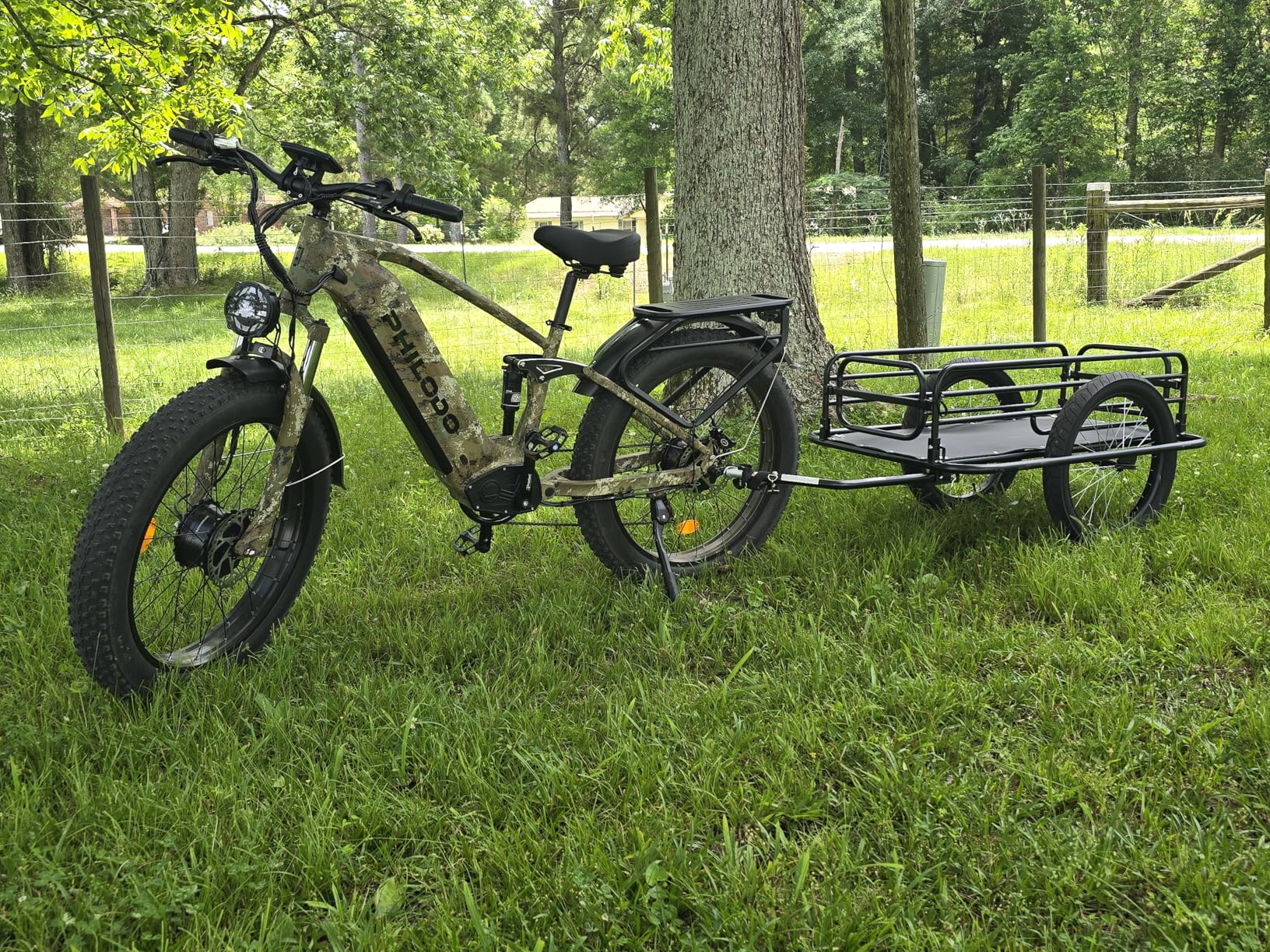 Falcon 60V Off-Road Electric Bike - Dual Motor Hunting Ebike, Fat Tire Full Suspension Dirt Bike for Adults, Long Range Snow/Sand Electric Bicycle customer photo 1