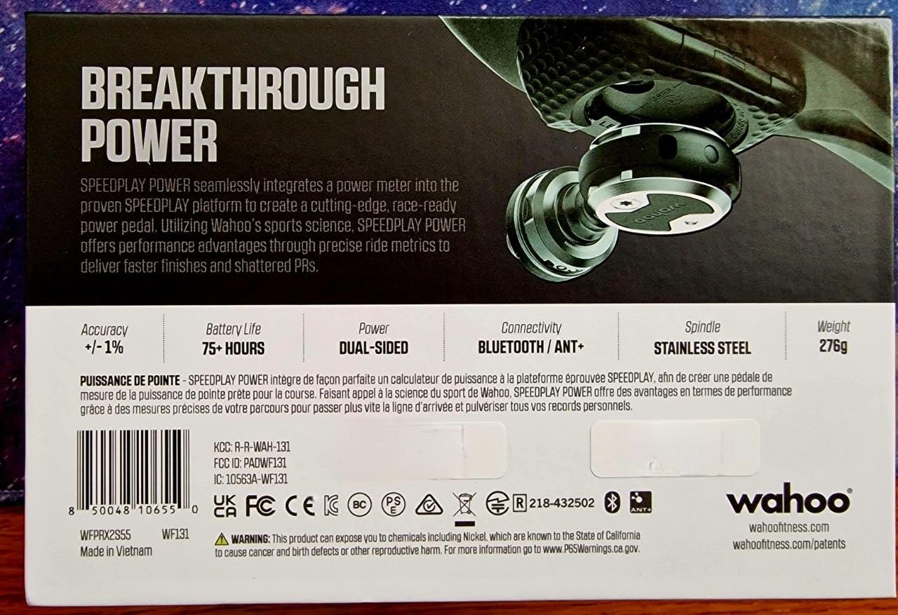 Wahoo Fitness SPEEDPLAY Power Dual-Sided Power Pedals customer photo 2