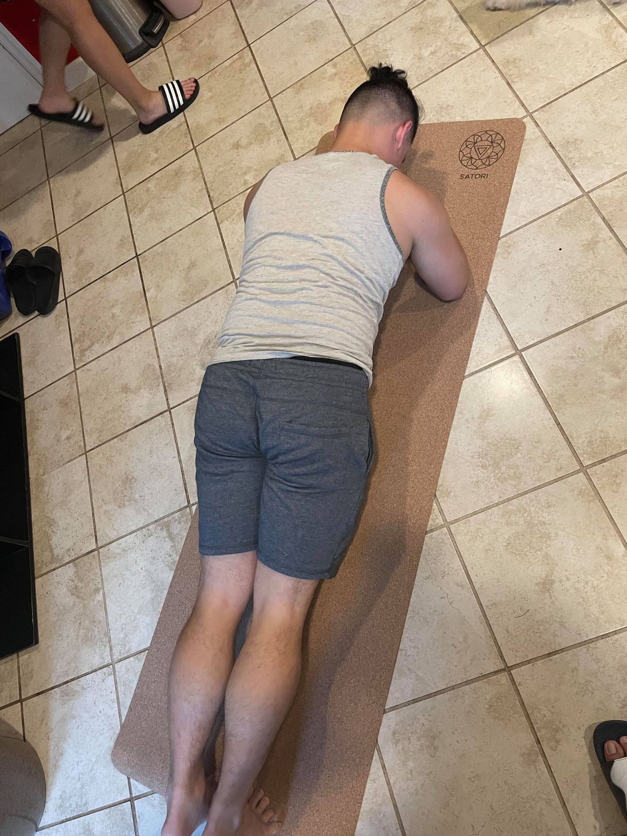 Cork Yoga Mat with Natural Rubber Base, Extra Size, Thickness and Support, Excellent Cushion & Grip customer photo 1