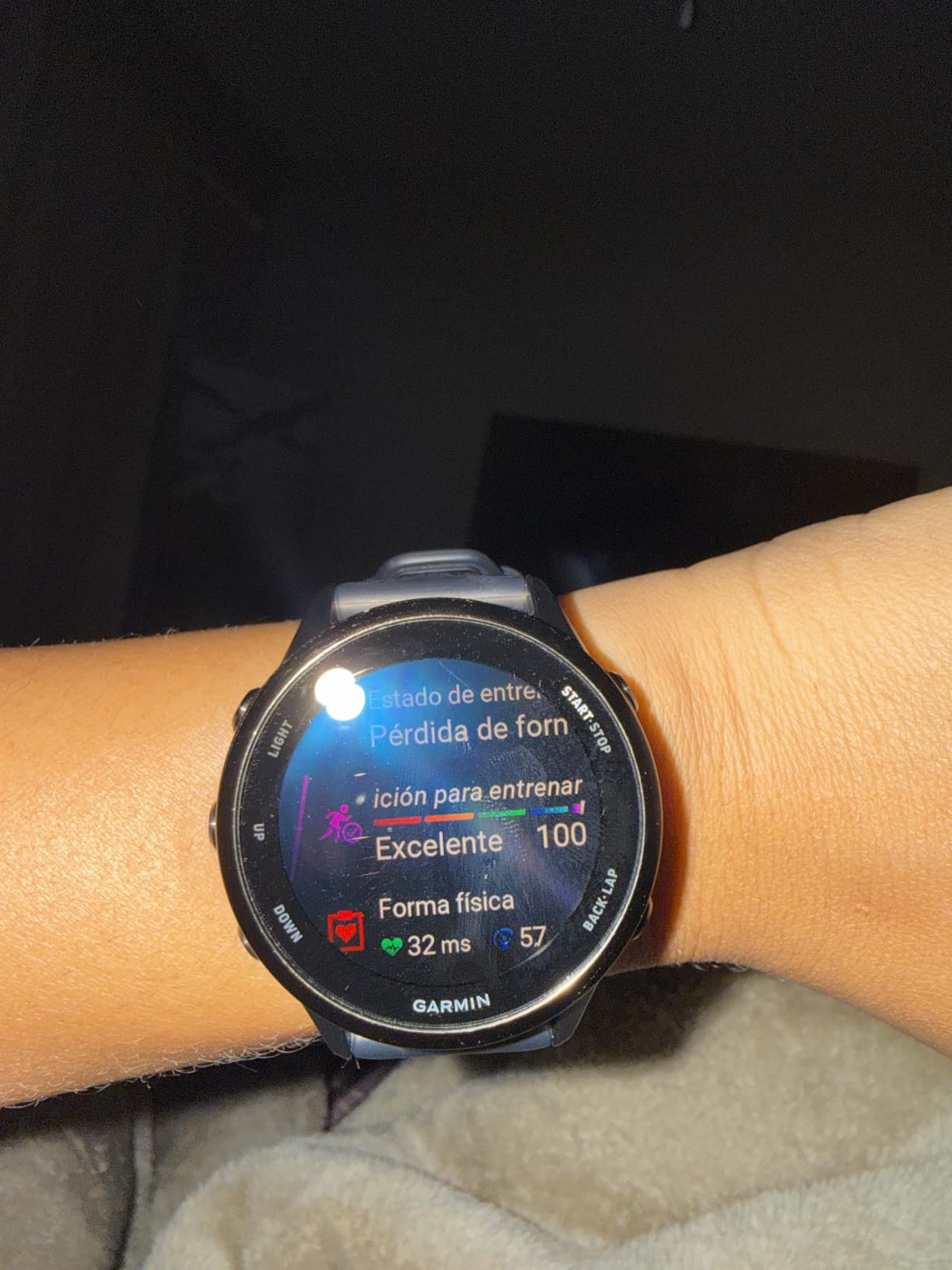 Garmin Forerunner 570, 42mm, Advanced GPS Running and Triathlon Smartwatch, AMOLED Display, Training and Recovery Features, Slate Gray Aluminum with Translucent Black/Black Band customer photo 2