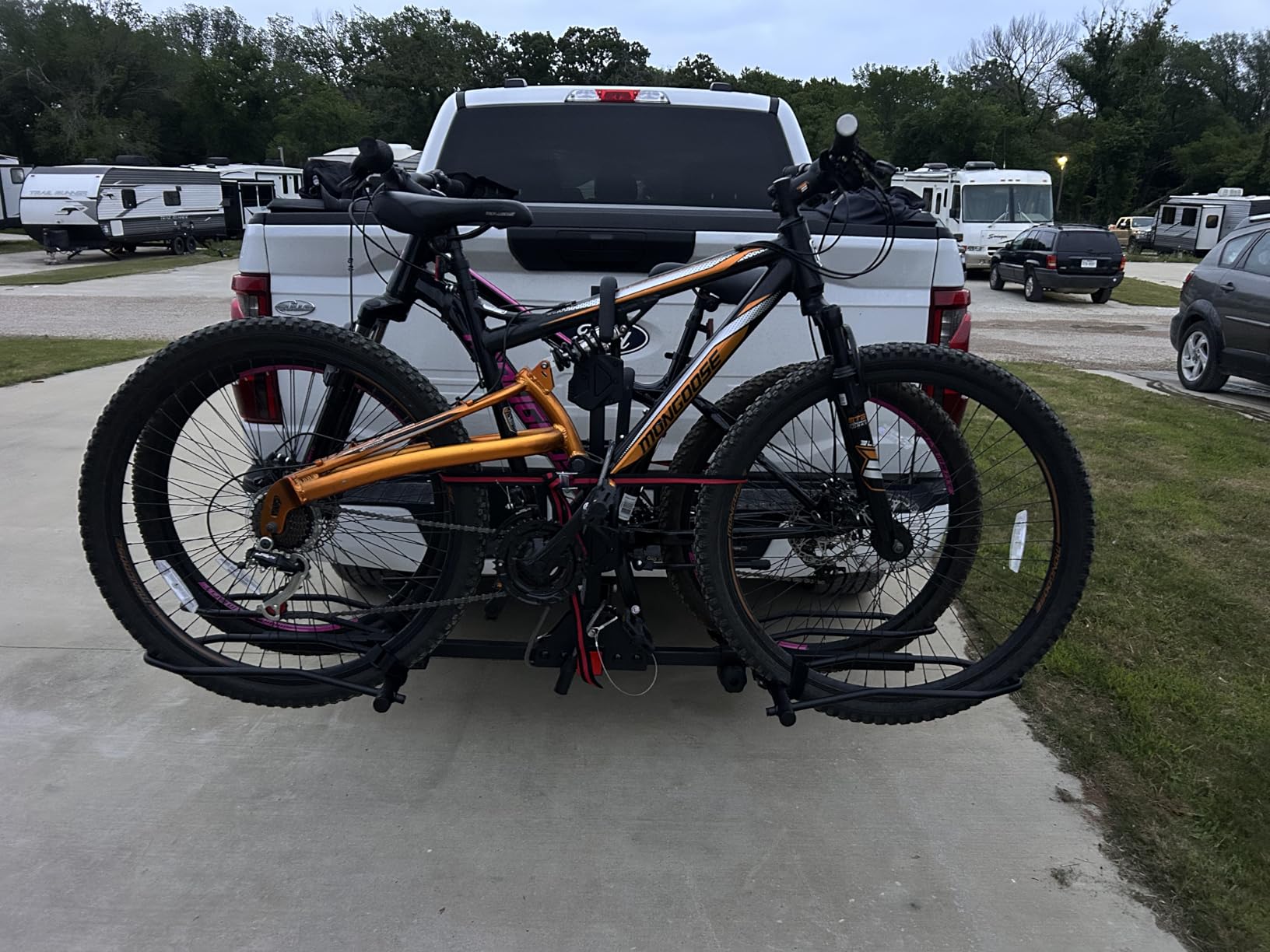 2-Bike Rack Hitch Mount, Fits E-Bikes, Fat Tires up to 5