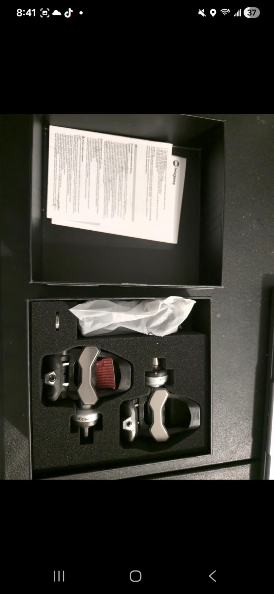 Magene P715 Dual-Sensing Side Power Meter Cycling Pedals, Silver, ±1% Accuracy Bike Power Meter, KEO Compatible, 120h Battery Life, Bluetooth & ANT+, Easy 1min Install customer photo 2