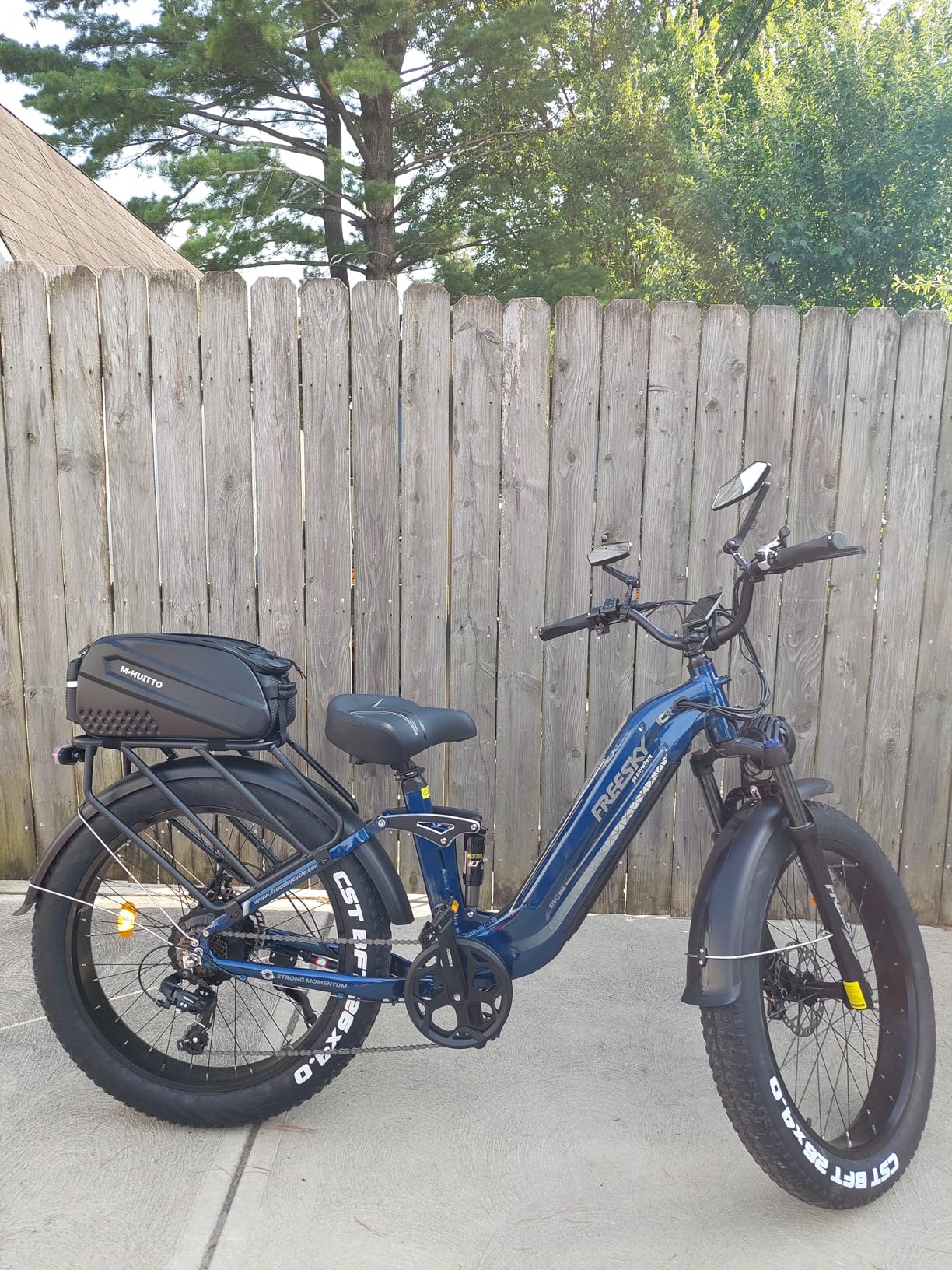 FREESKY Ranger Air 3500W AI Dual Motor Electric Bike for Adults | 105mile Long range Ebikes, 34MPH, UL2849/2271 certified by TUV, Full suspension, 26