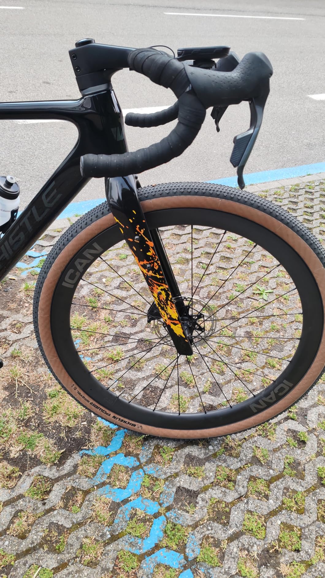ICAN G40/G50 1320g/1375g Carbon Gravel Bike Disc Wheelset 700C Hooked Rimset 25mm Inner Width 36T Ratchet Hub customer photo 2