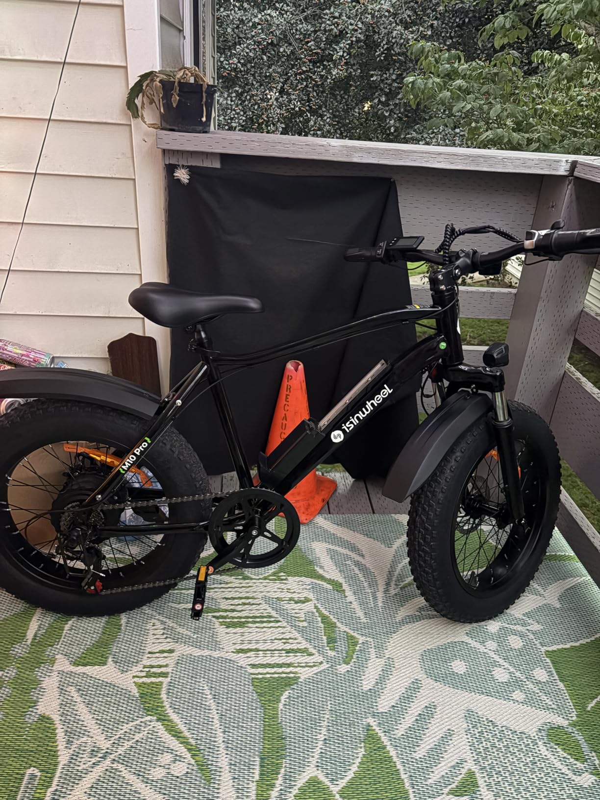 isinwheel M10 Pro Electric Bike for Adults 22 mph 1000W Peak Motor, Dual Crown Fork Mountain Ebike 10.4 Ah Battery 35+ Miles Range, 7 Speed, 20 x 4.0 Fat Tire Adults Electric Bicycles customer photo 1
