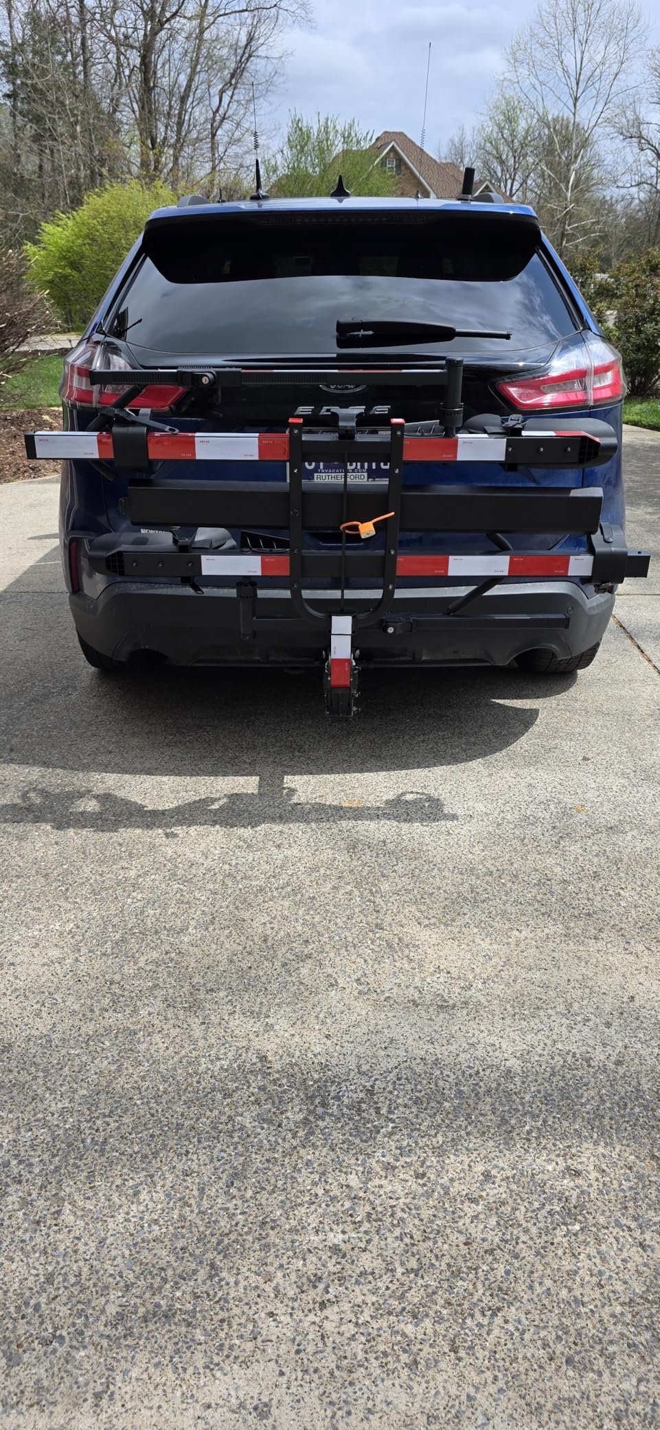 TrailV2 Plus Hitch 2 Ebike Rack with Ramp, Tilt, Fold, Anti-Theft Hitch & Wheel Locks, Heavy Duty 170 lbs Capacity, Fits 2