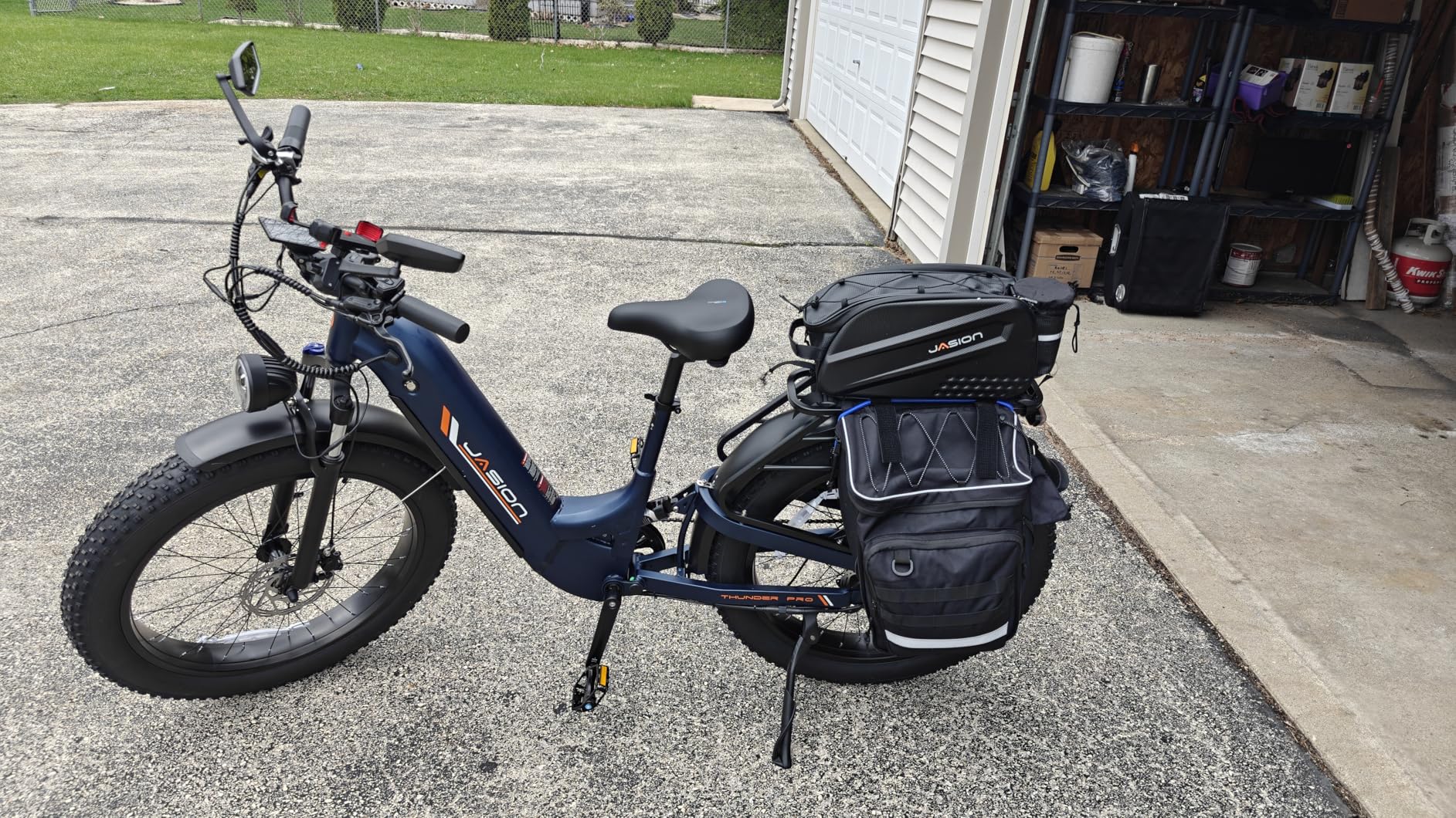Jasion Thunder/PRO/ST Electric Bike, 2000W/1800W Peak Ebikes for Adults, 26'' Fat Tire Best Ebike for Men, 90/80 Miles with 1040Wh/864Wh Battery, 35/30+MPH Max Speed Bicycles, 500/400LB Capacity customer photo 1