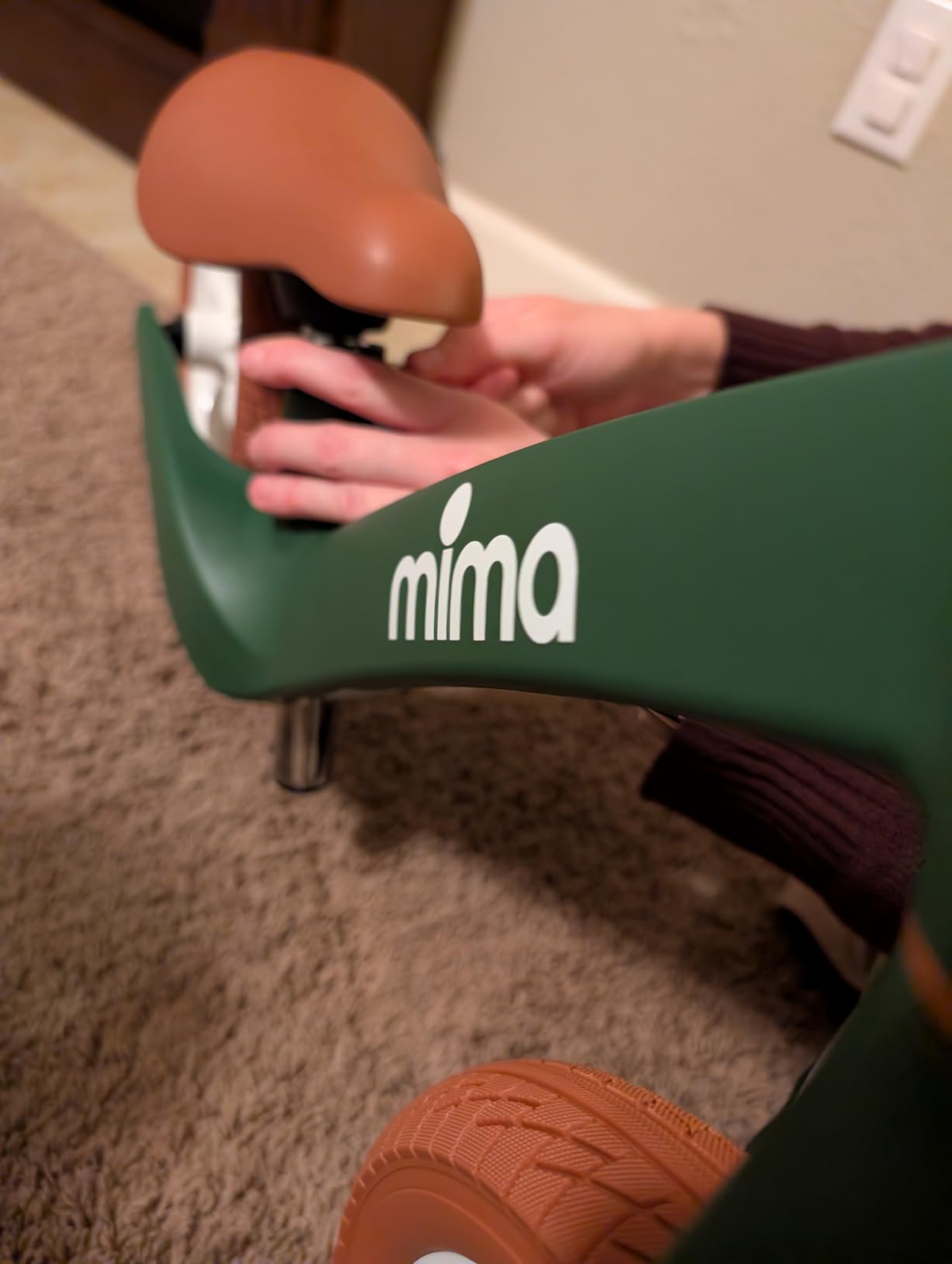 Mima Zoom Lite No Pedal Bike for Kids Ages 2, 3, 4 and 5 | Ultra-Lightweight Balance Bike | Adjustable Seat | Puncture-Proof Wheels| Modern Toddler Ride-On Toy customer photo 2